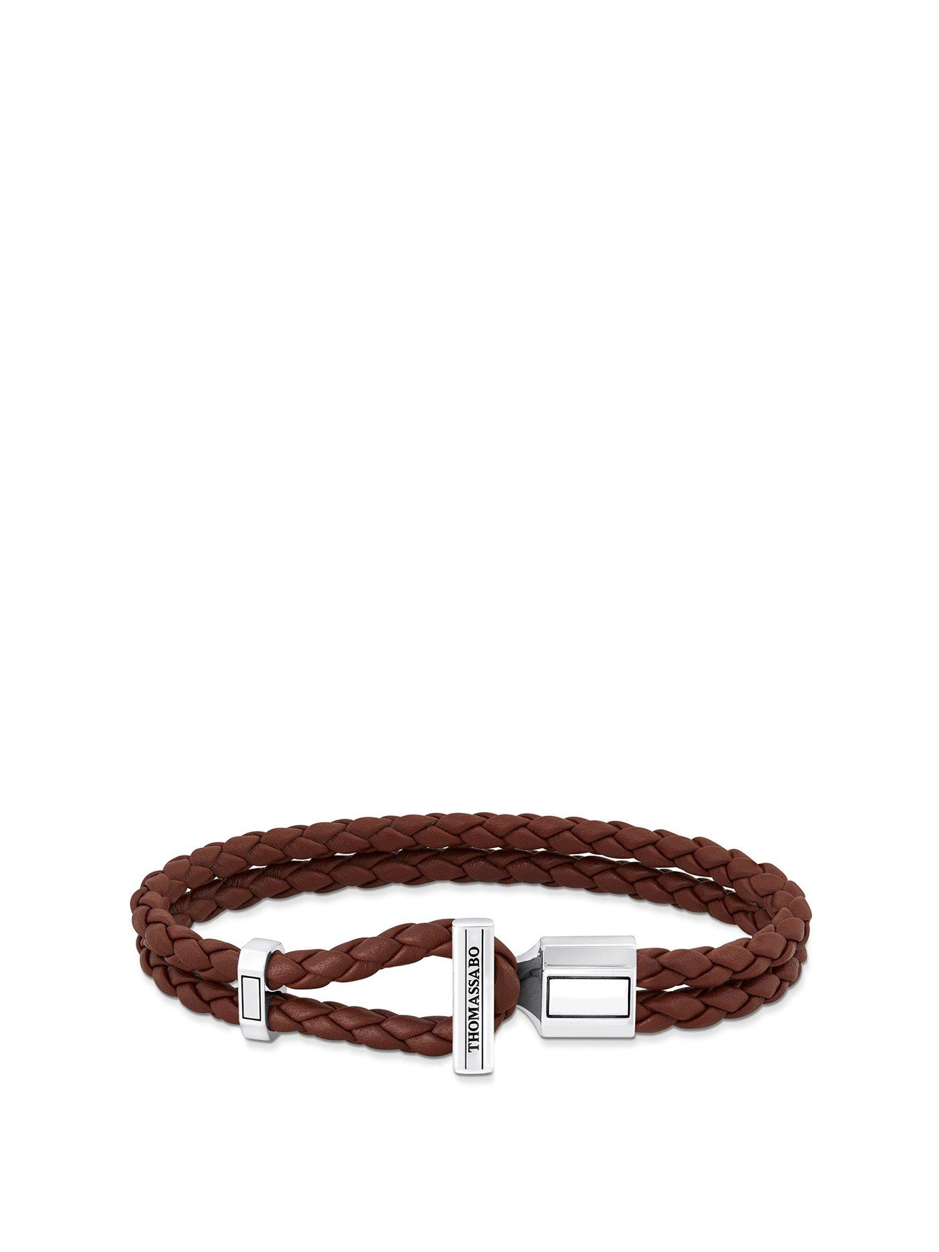 thomas-sabo-unisex-basic-leather-bracelet-brown