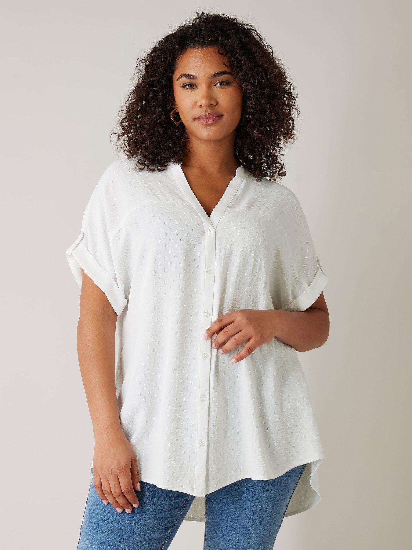 evans-yoke-button-thru-grown-on-sleeve-blouse