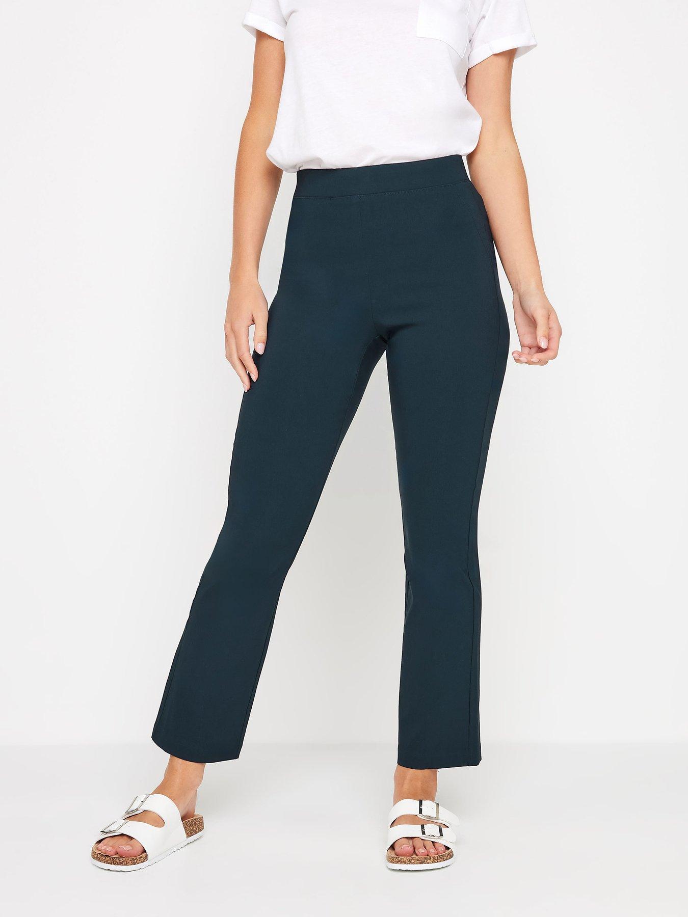 undefined Petite Navy Bootcut Bengaline 27"