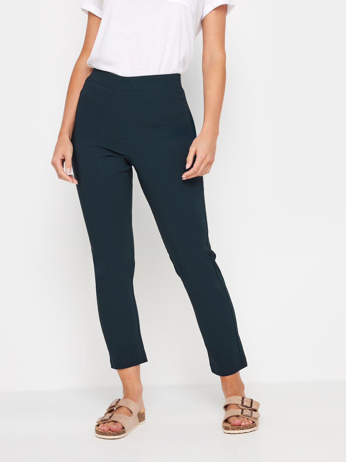 undefined Petite Blue Straight Bengaline 27"