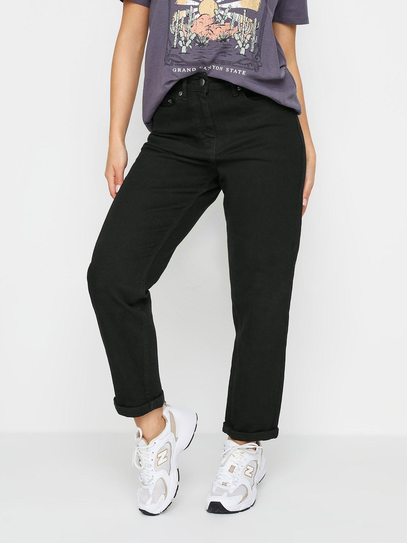 undefined Petite Black Mom Jean