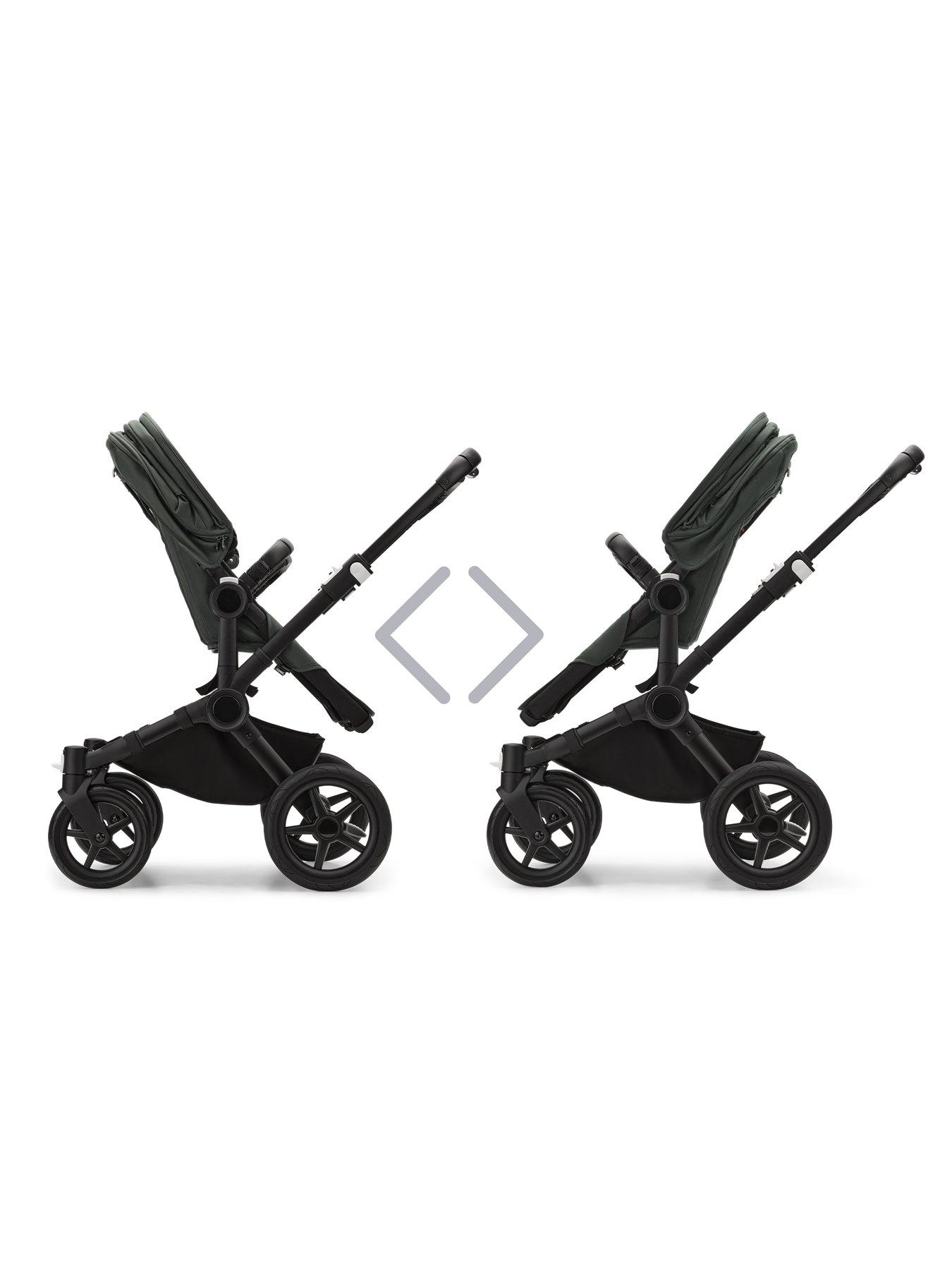  image of bugaboo-donkey-5-twin-complete-pushchair-blackforest-green-forest-green