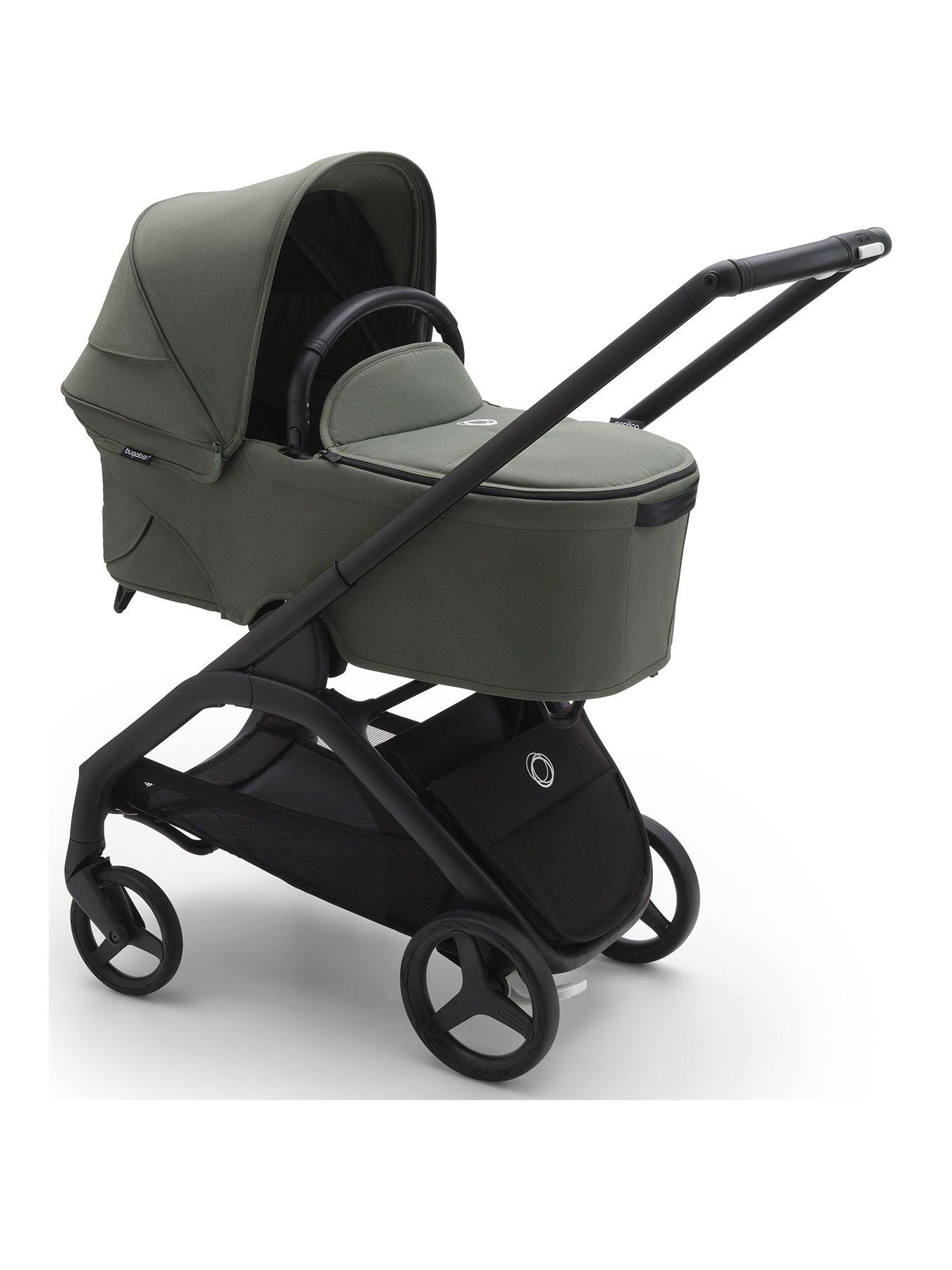  image of bugaboo-dragonfly-carrycot-complete-forest-green