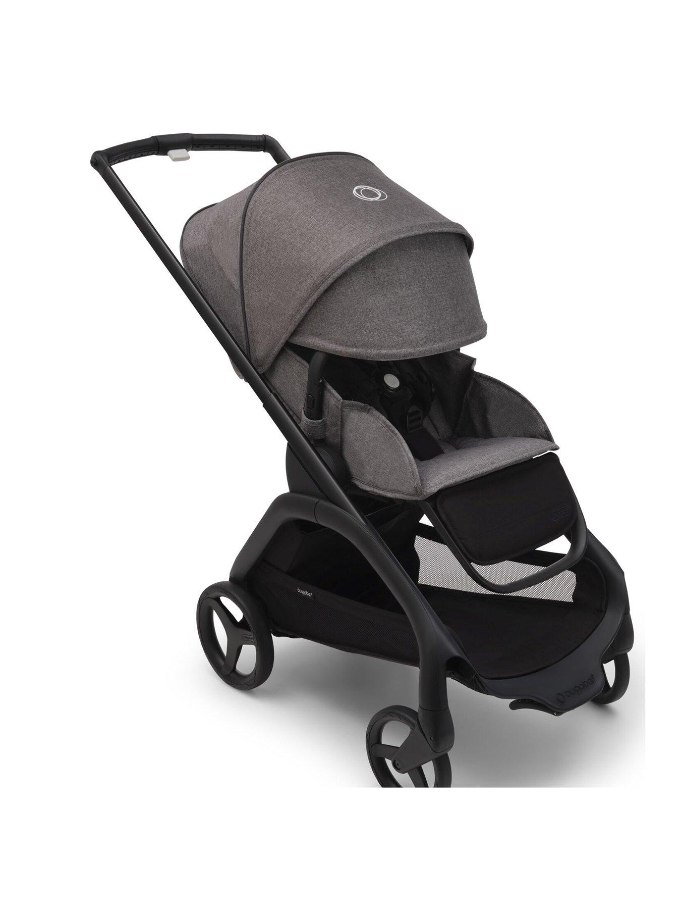  image of bugaboo-dragonfly-sun-canopy-grey-melange