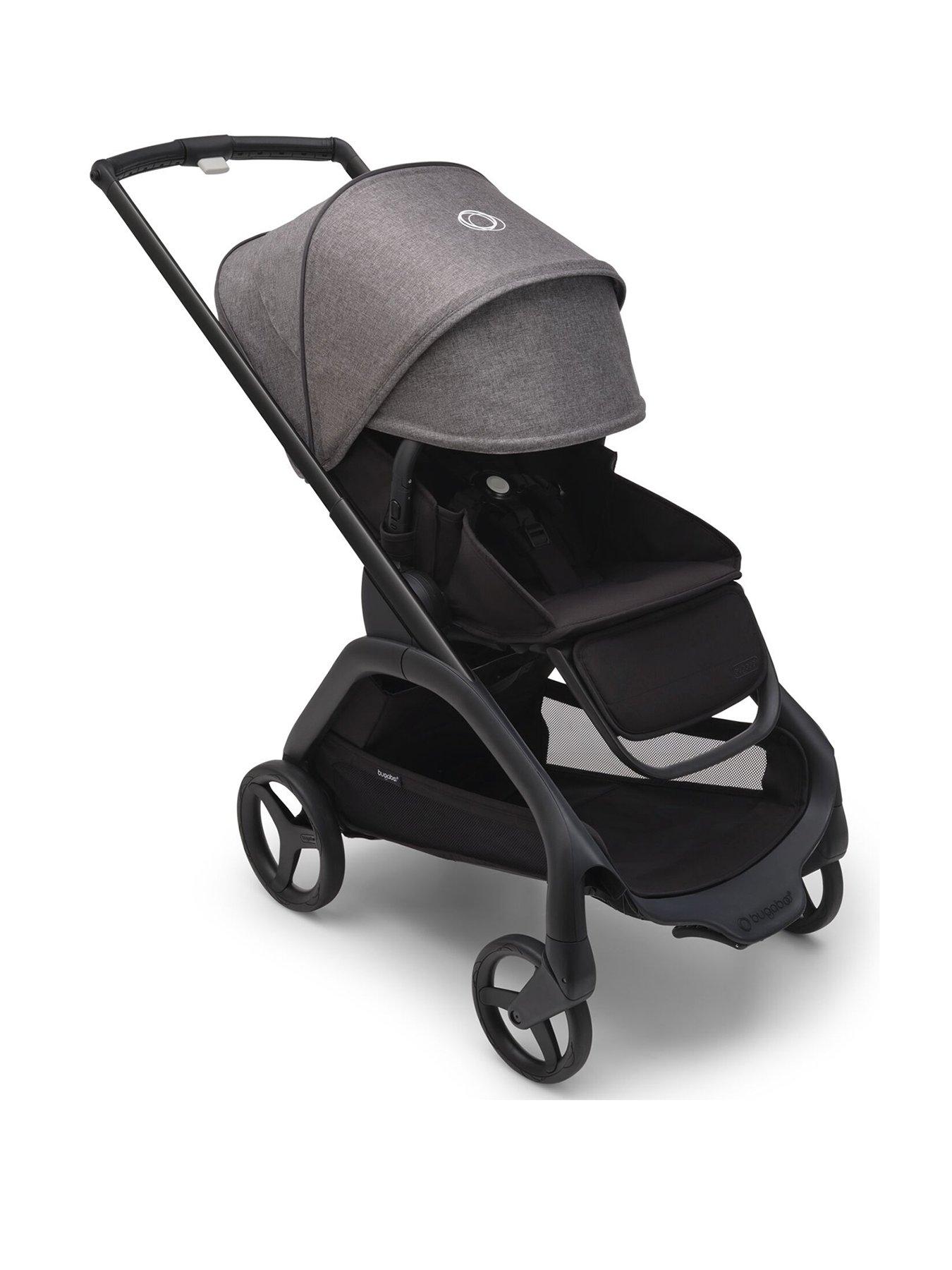  image of bugaboo-dragonfly-sun-canopy-grey-melange