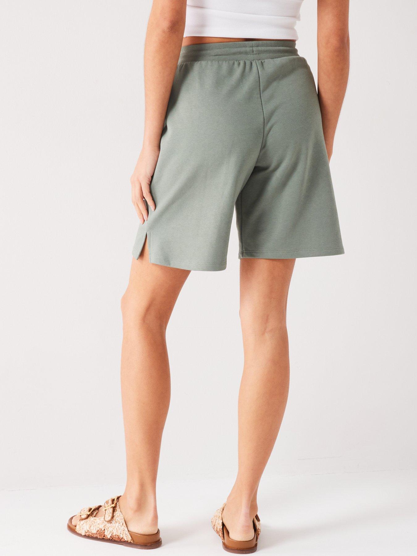Image 2 of 6 of Everyday Longline Shorts - Khaki
