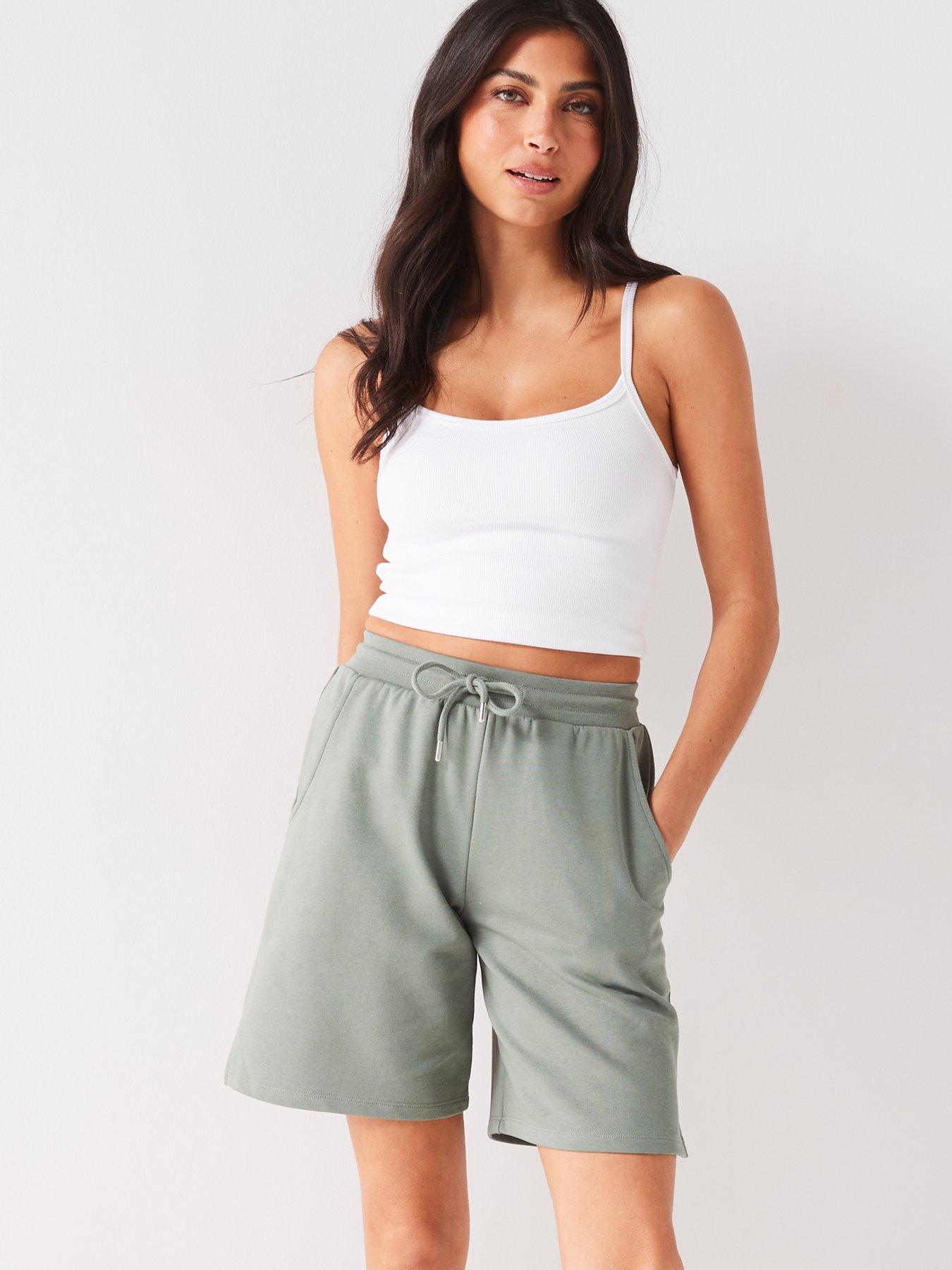 Image 5 of 6 of Everyday Longline Shorts - Khaki