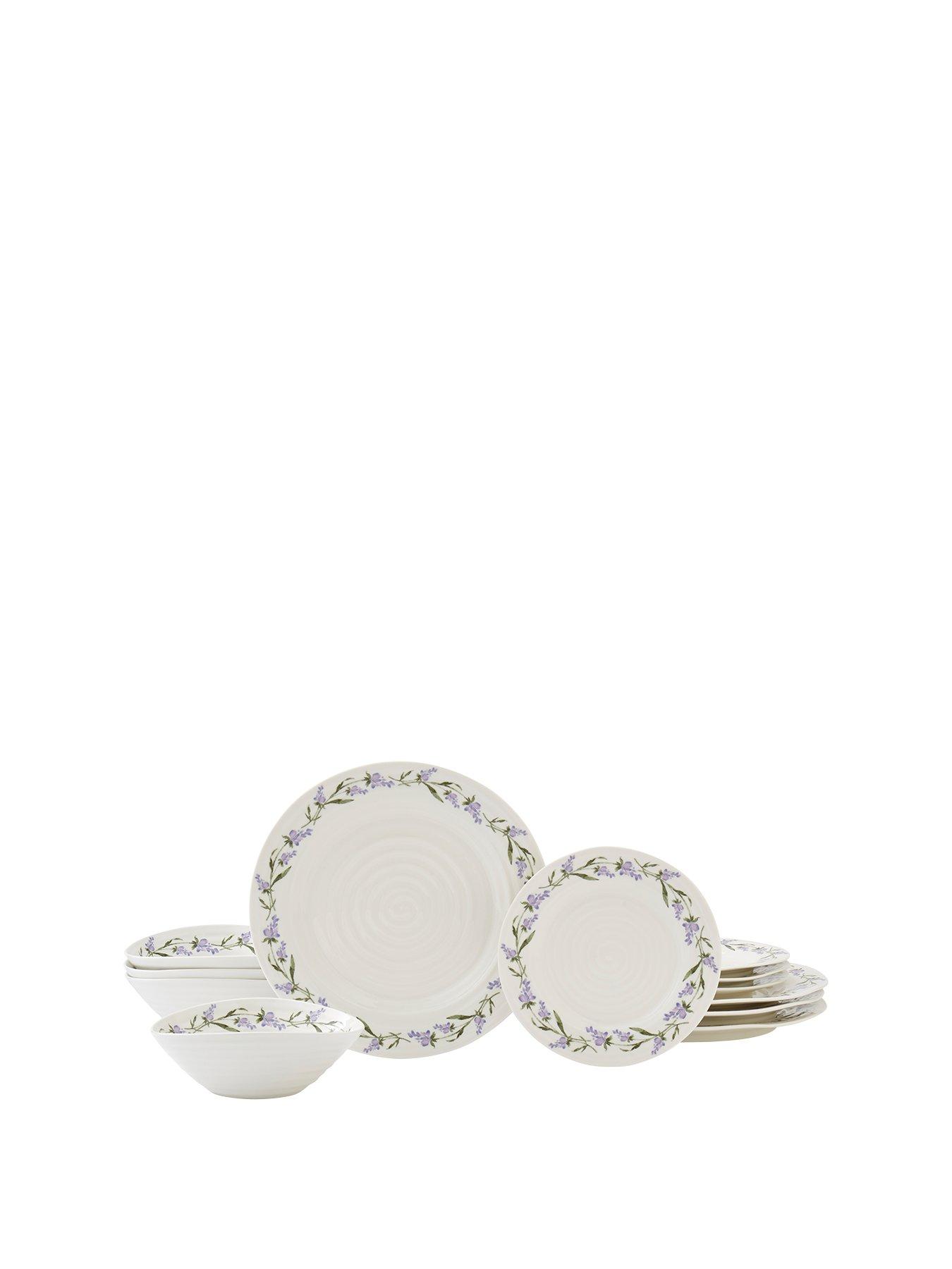  image of portmeirion-sophie-conran-for-portmeirion-lavandula-12-piece-dinner-set
