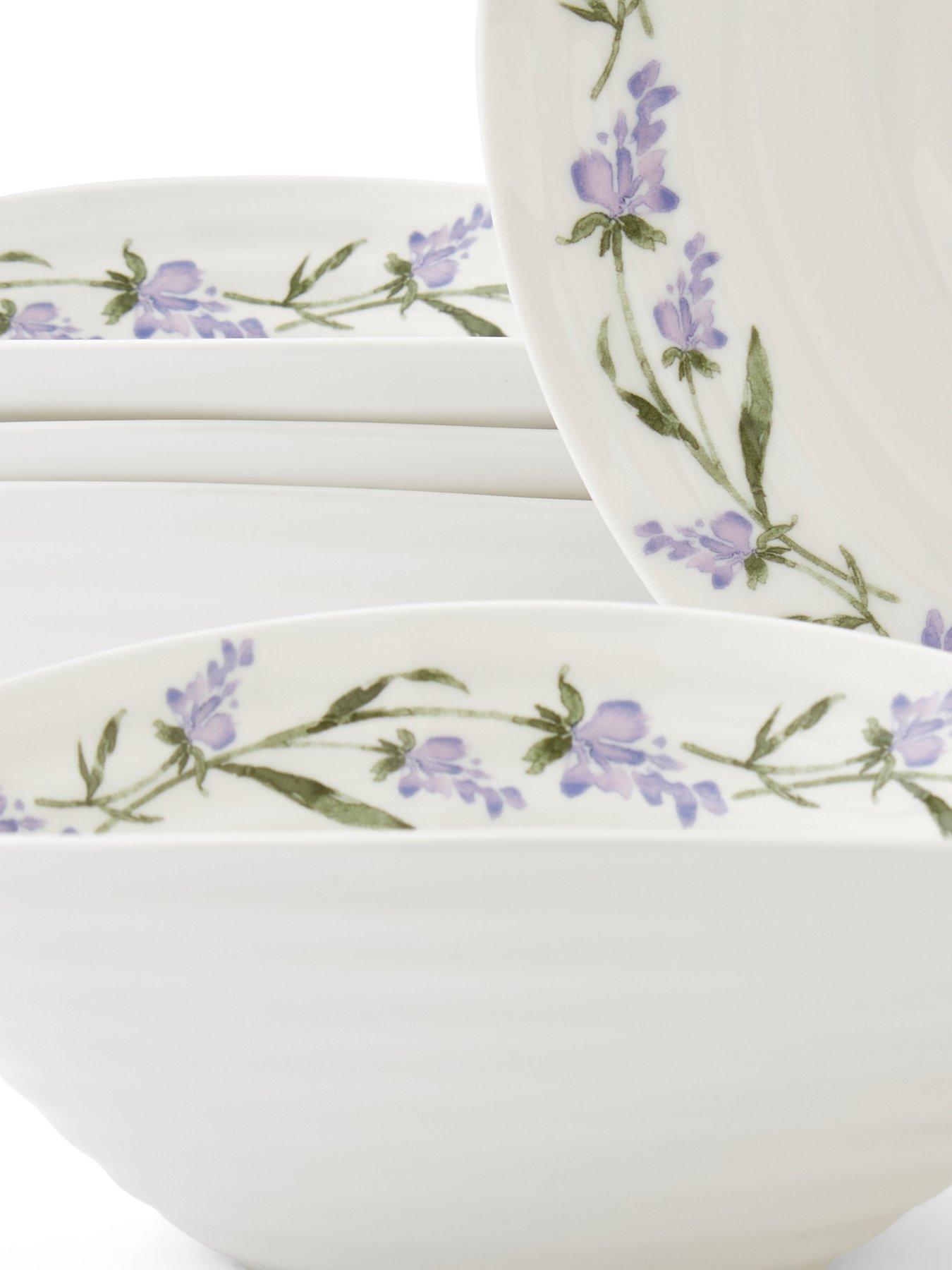  image of portmeirion-sophie-conran-for-portmeirion-lavandula-12-piece-dinner-set