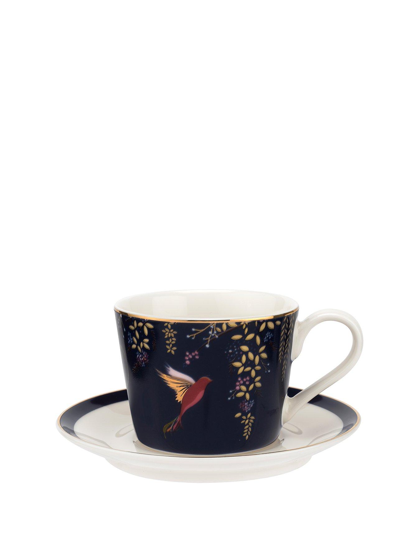  image of sara-miller-chelsea-teacup-amp-saucer-set-ndash-navy