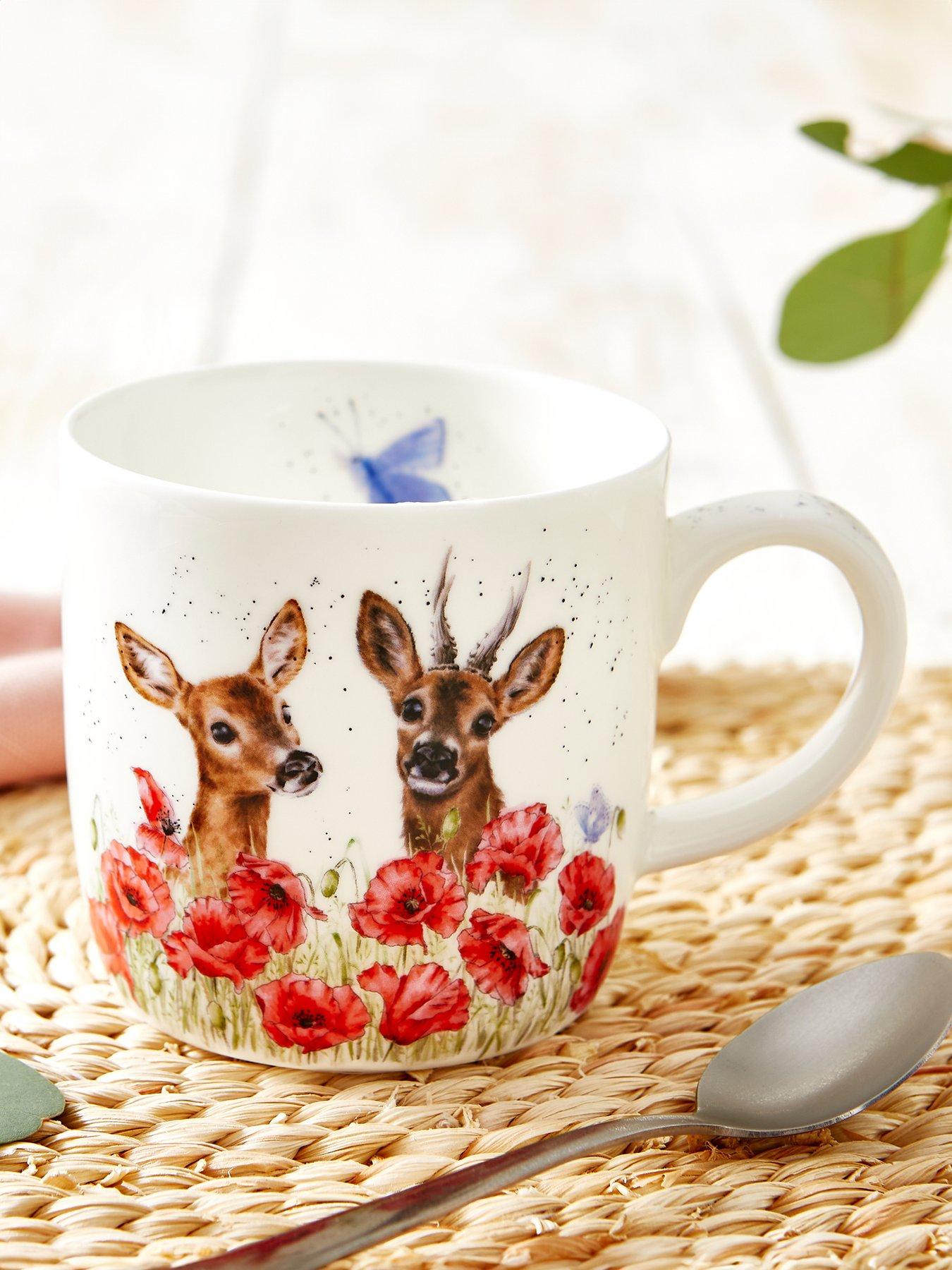 ROYAL WORCESTER Wrendale Deer To Me Mug