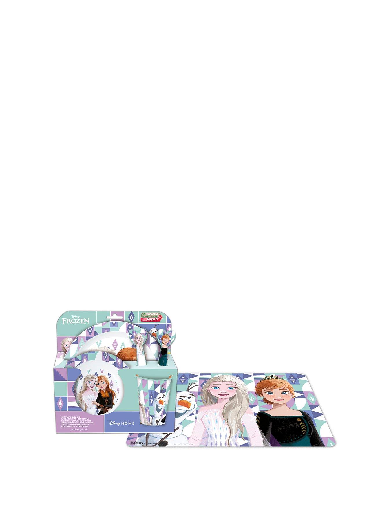 disney-frozen-5-piece-kids-dinner-and-placemat-set