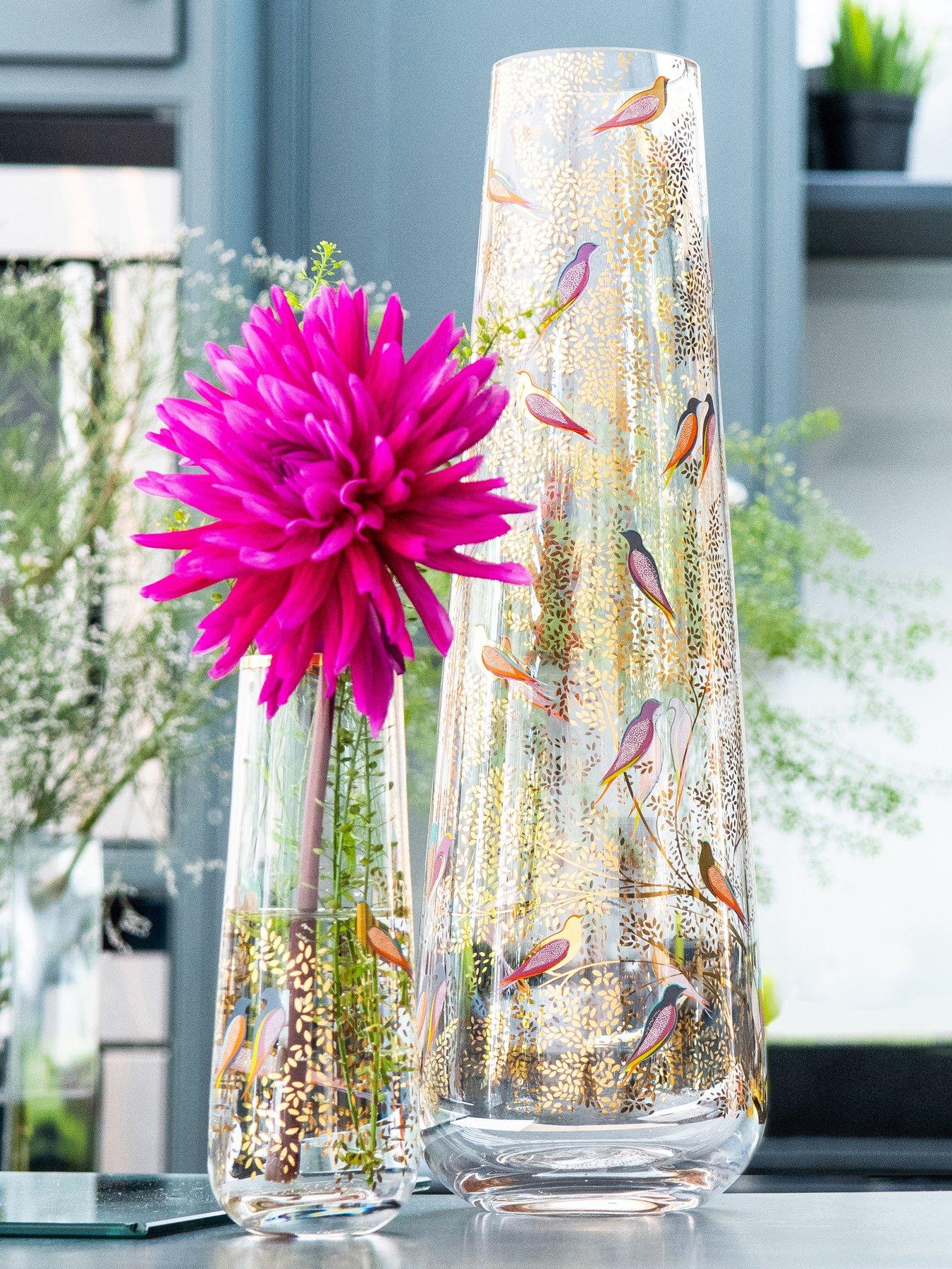 Image 1 of 6 of Sara Miller Chelsea Tall Glass Vase