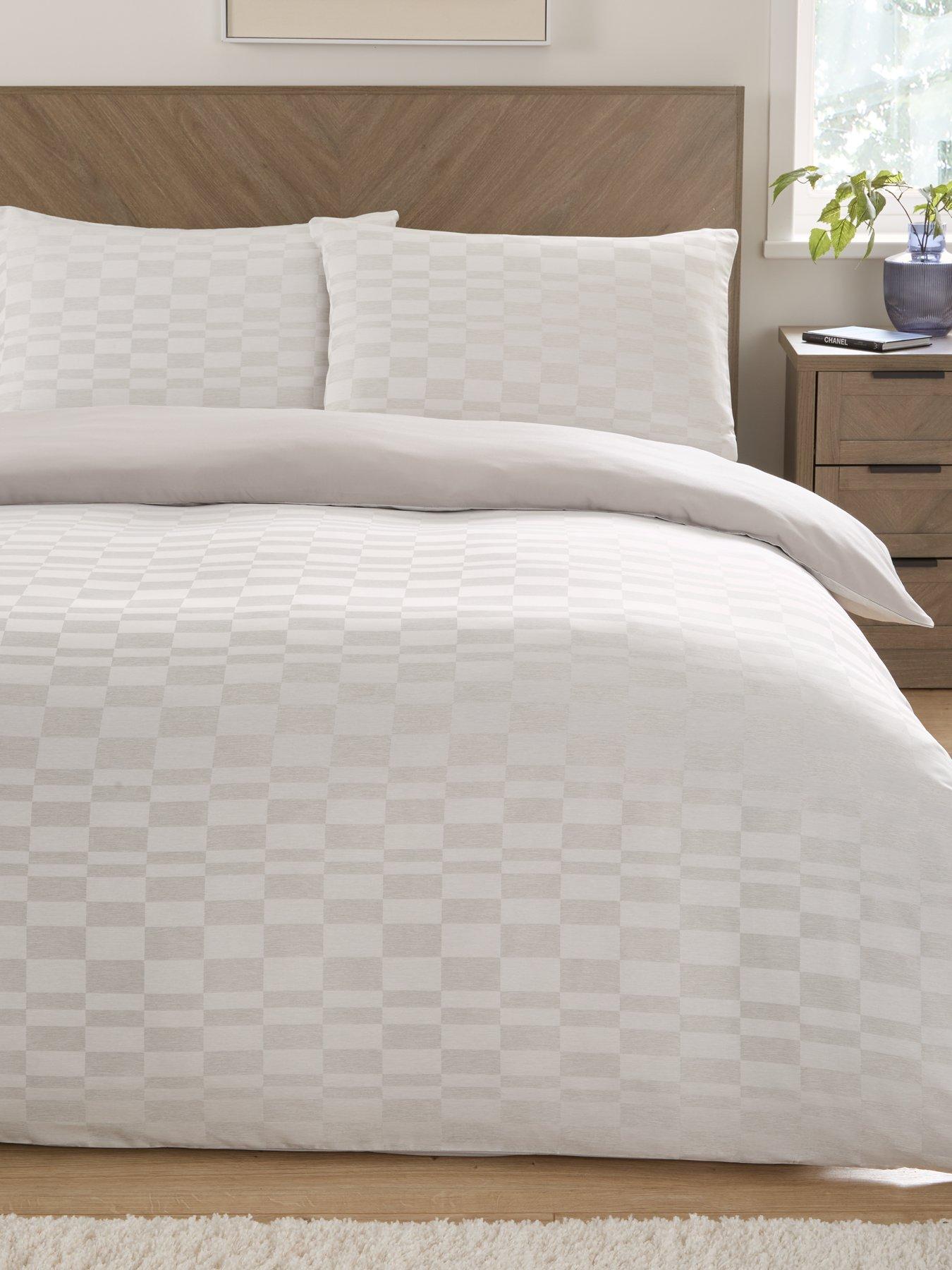  image of very-home-nbspjacquard-stripe-duvet-cover-set