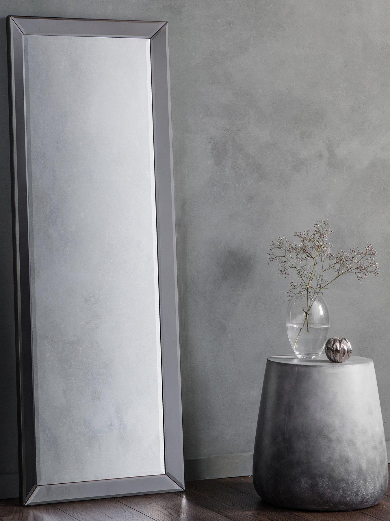 Gallery Luna Leaner Mirror in Grey