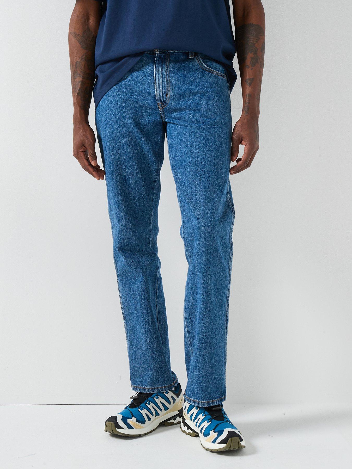 Wrangler Texas Straight Fit Jeans - Blue