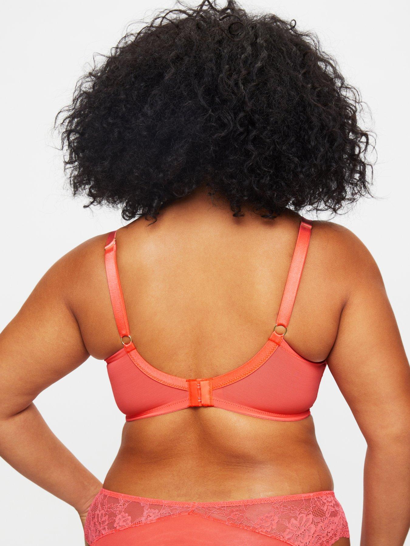 Ann Summers Bras Sexy Lace Planet Padded Plunge - Light Orange