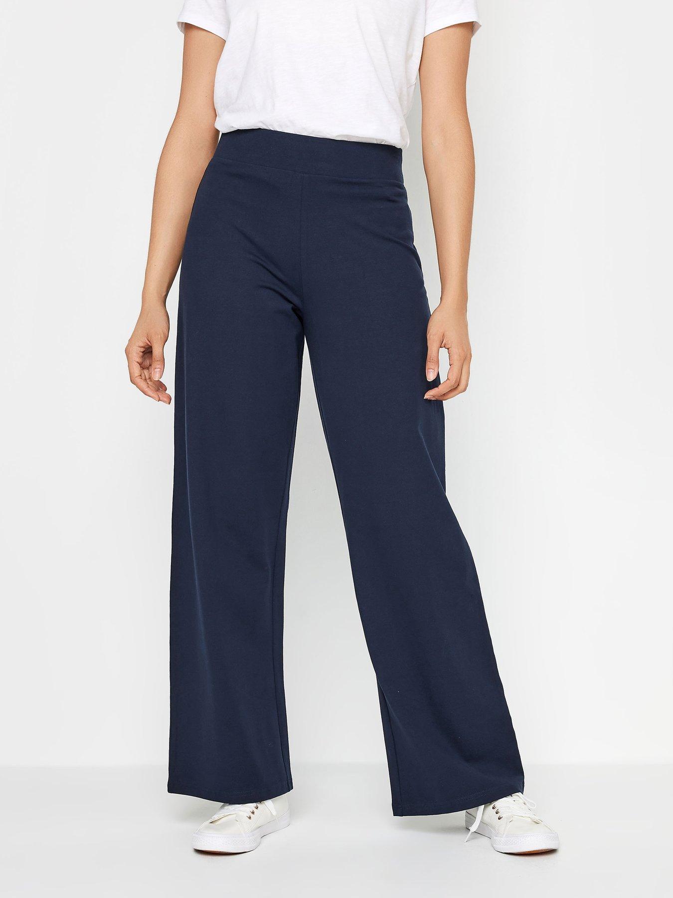 M&Co Petite Petite Navy Wide Leg Yoga Pant Littlewoods