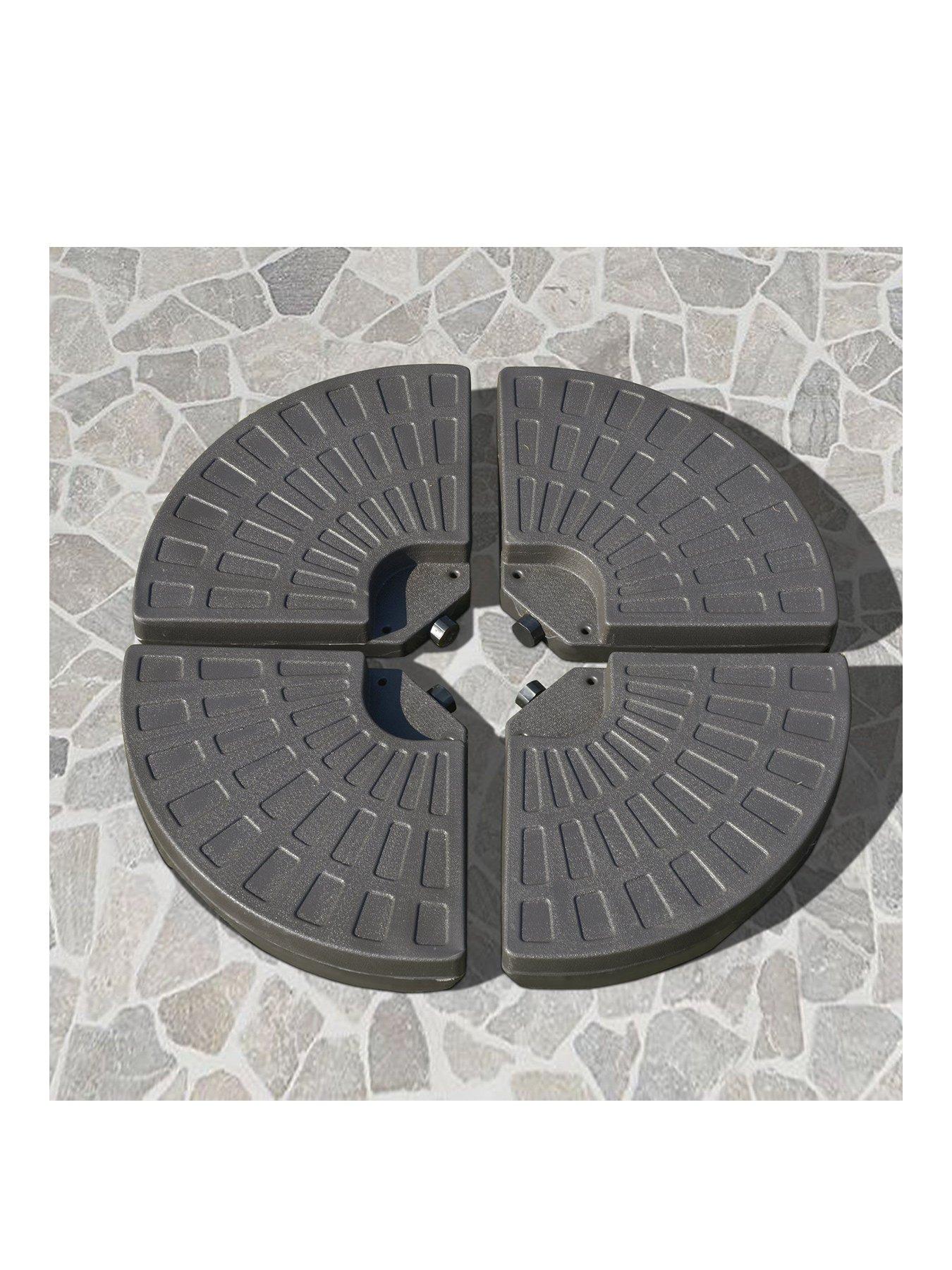 OutSunny Parasol Umbrella Weighted Base