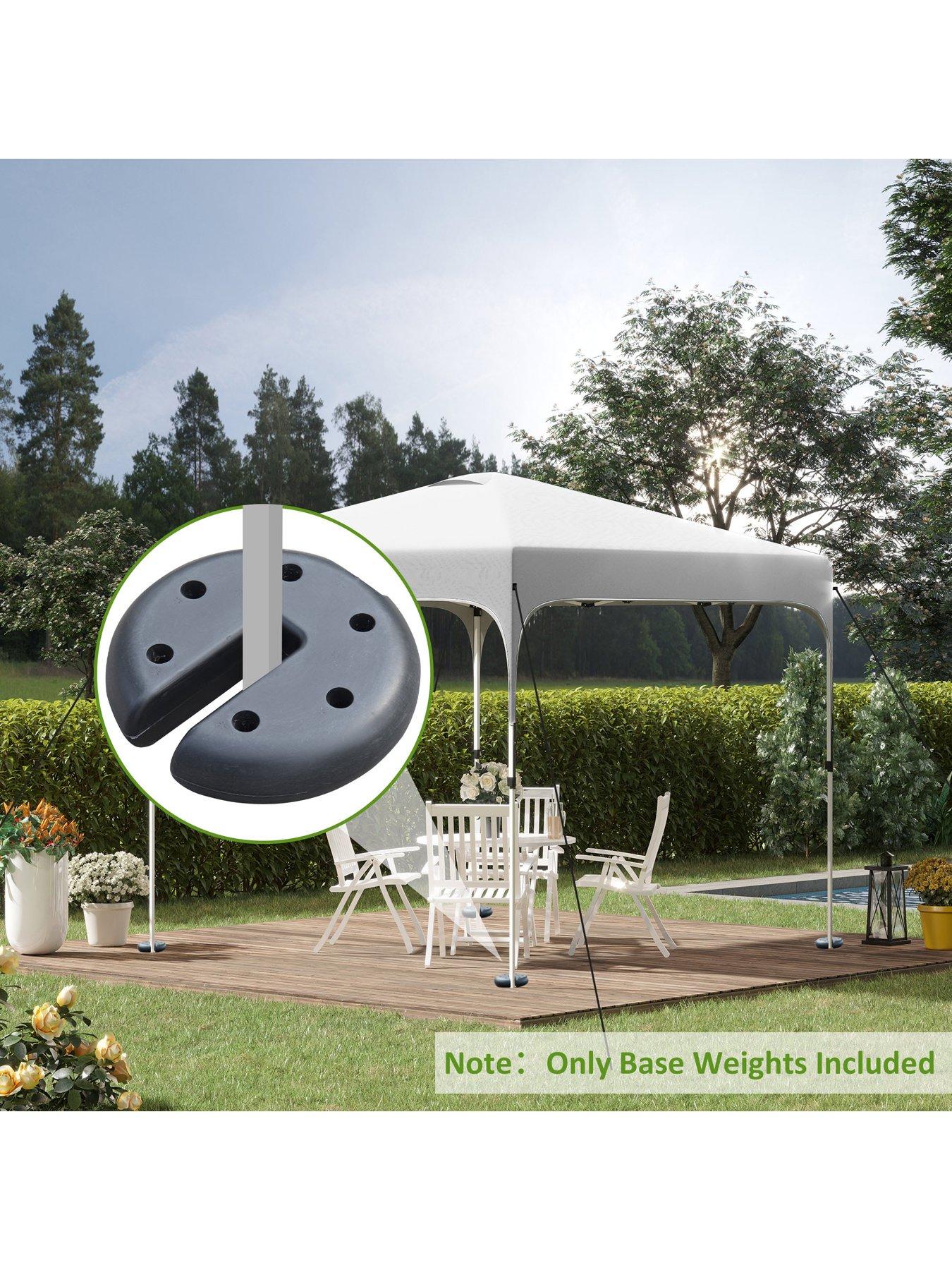  image of outsunny-canopy-weight-plate-base-set