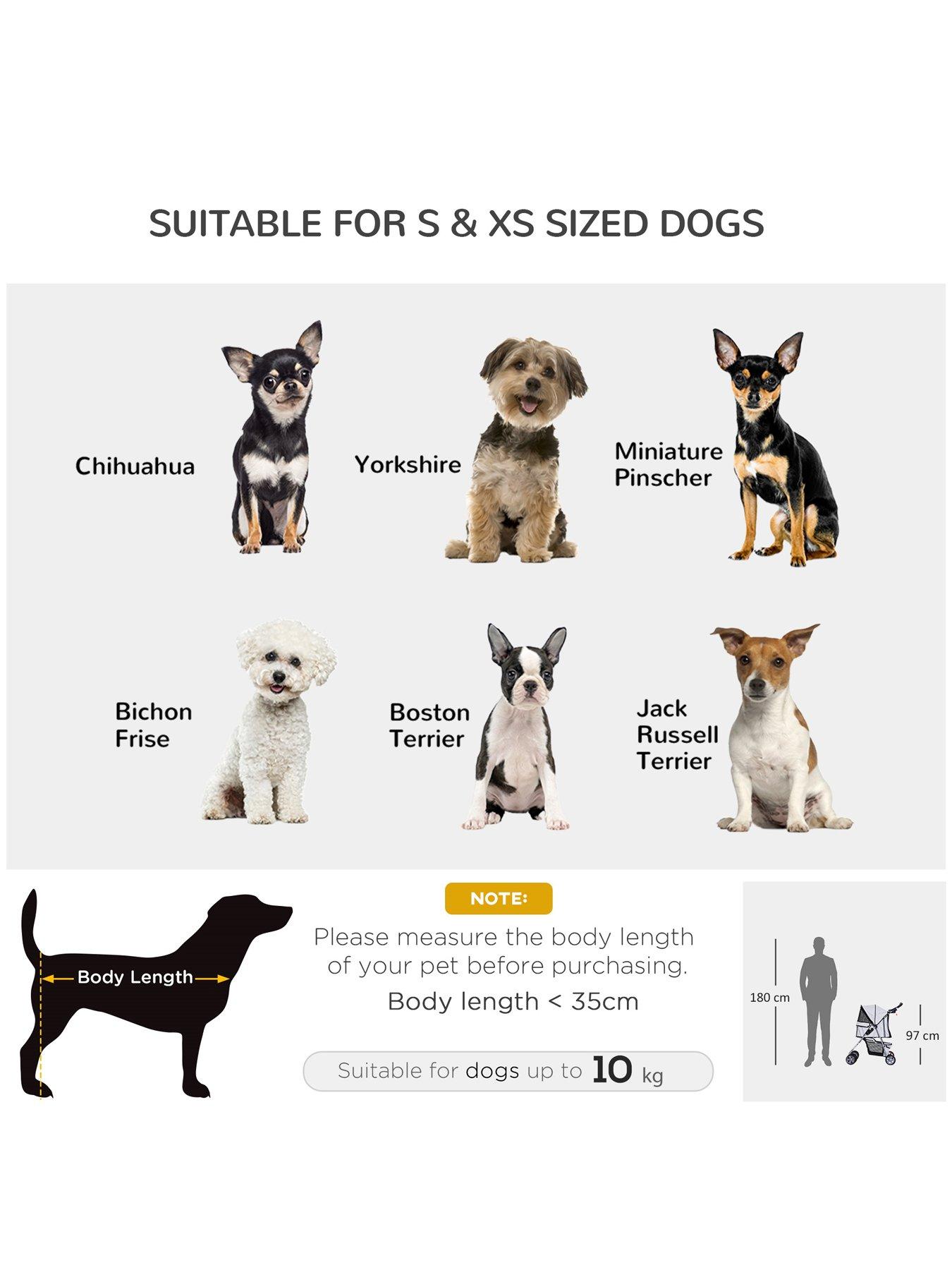  image of pawhut-pet-stroller-for-small-dogscats-foldable-travel-carriage-with-wheels-zipper-entry-cup-holder-storage-basket-grey