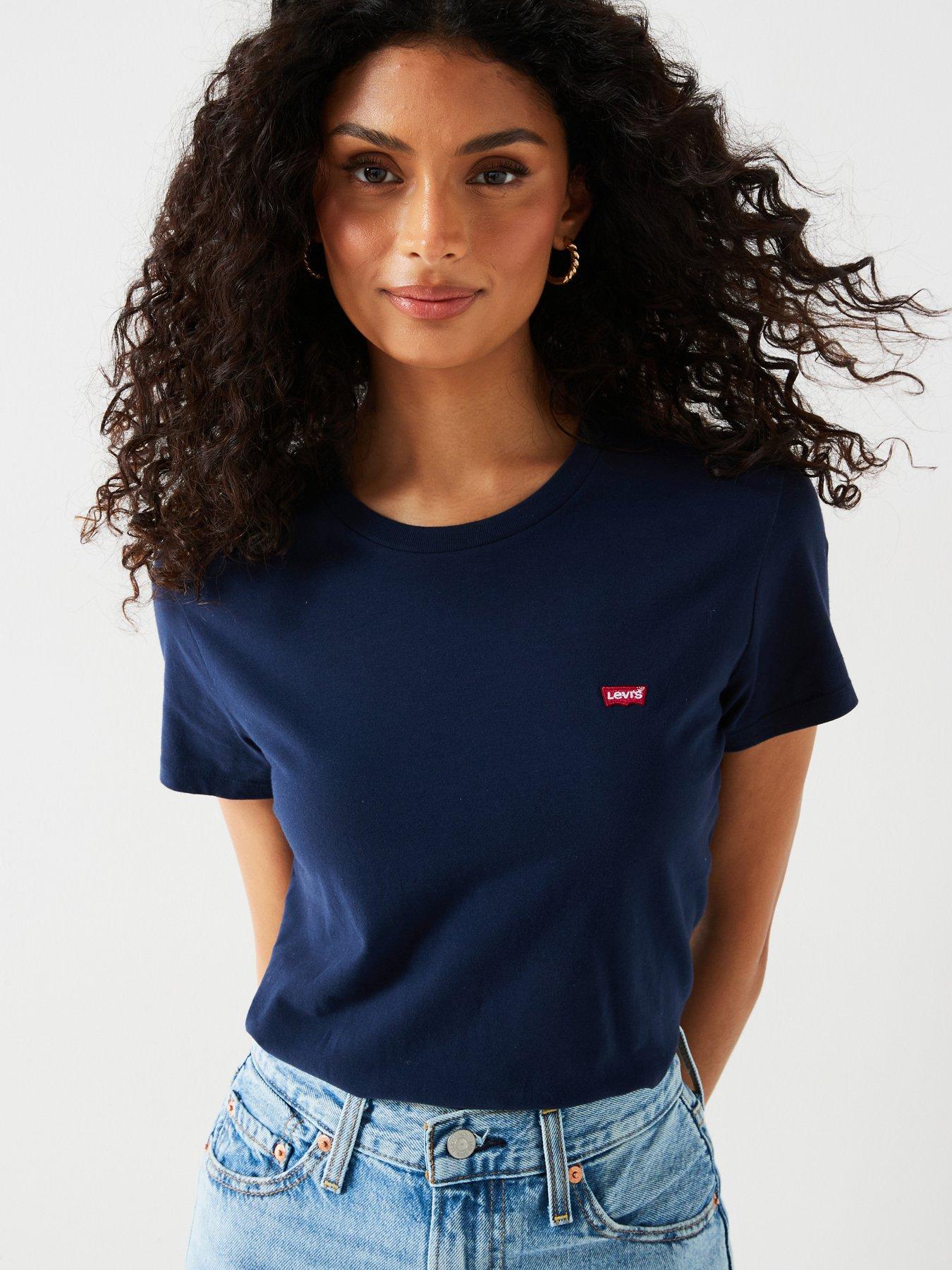 Levi's Perfect T-shirt - Navy Blazer Cotton