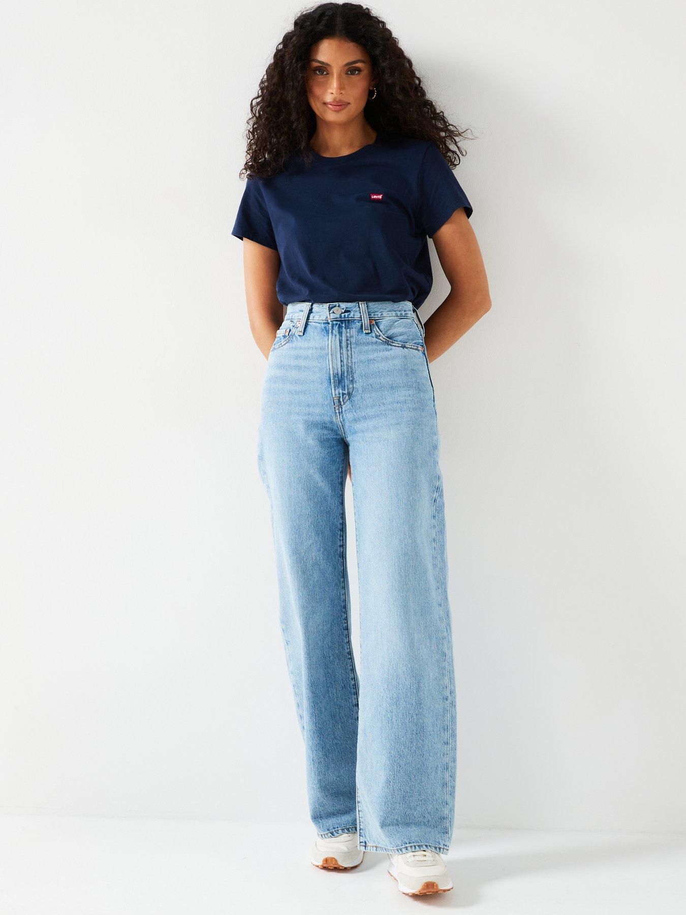 Image 3 of 5 of Levi's Perfect T-shirt - Navy Blazer Cotton