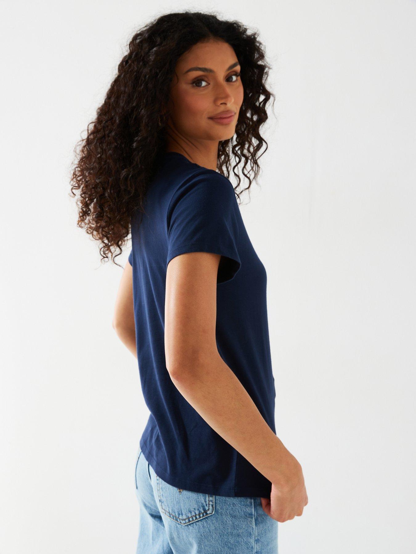 Image 5 of 5 of Levi's Perfect T-shirt - Navy Blazer Cotton