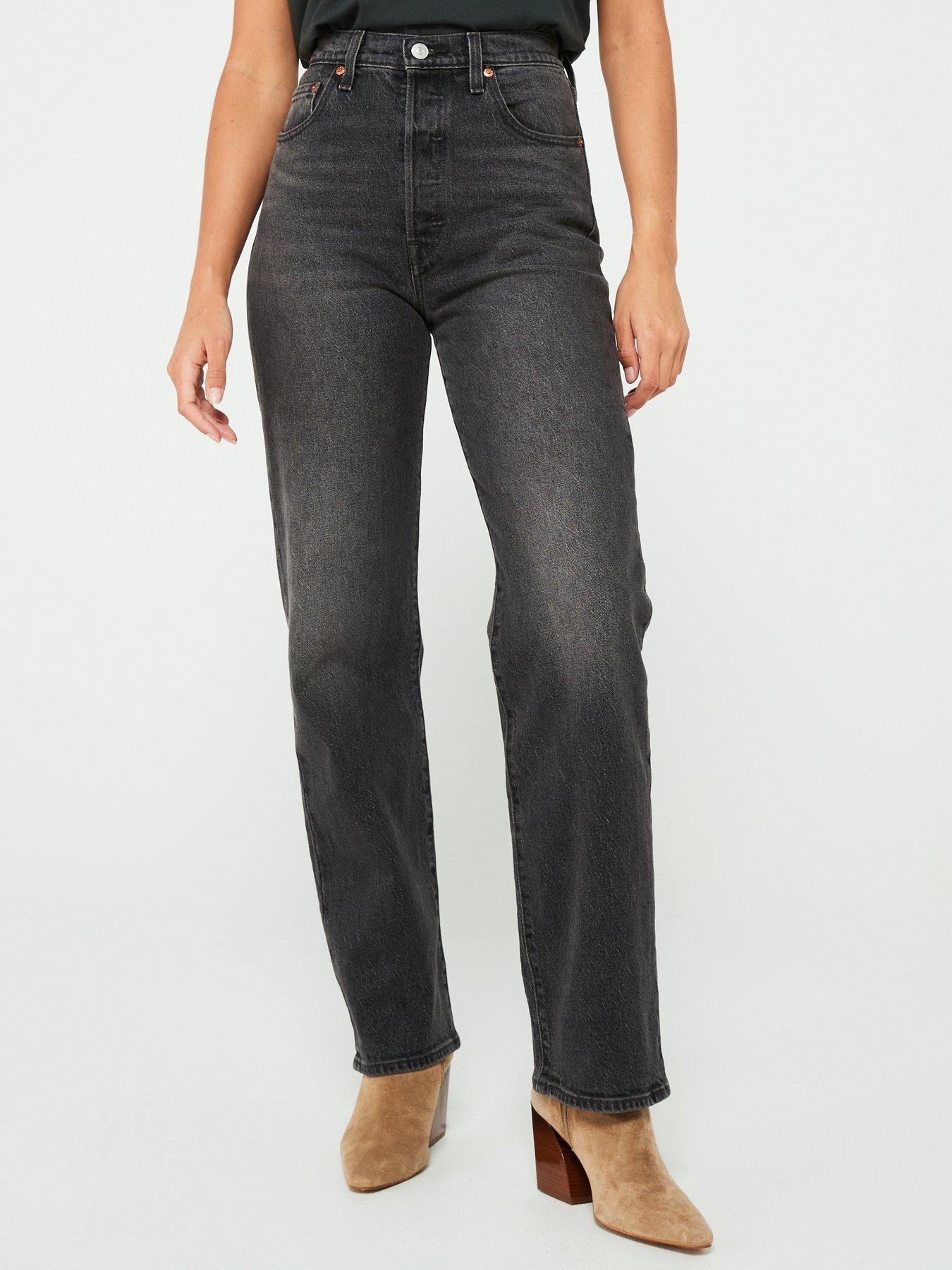 undefined Ribcage Full-length Jeans - Static Noise Overload Black