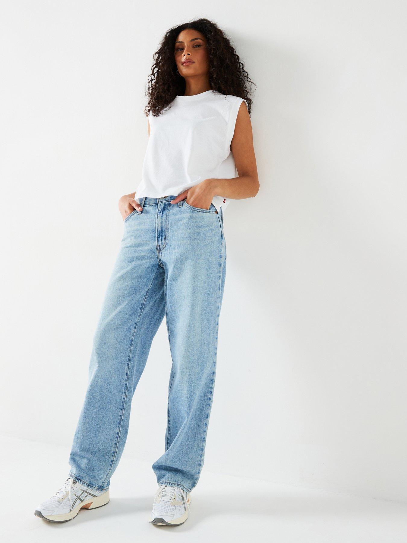 Levi's Boxy Tank - White + Slub