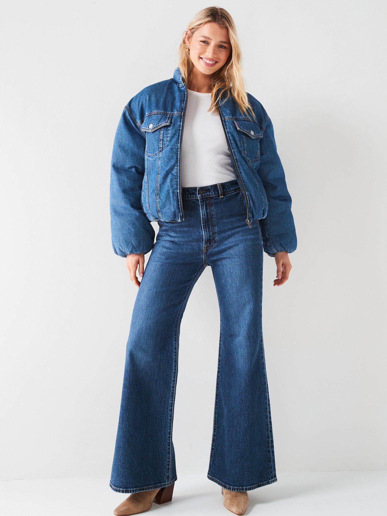 Image 3 of 4 of Levi's 90s Padded Trucker Denim Jacket - Plushy