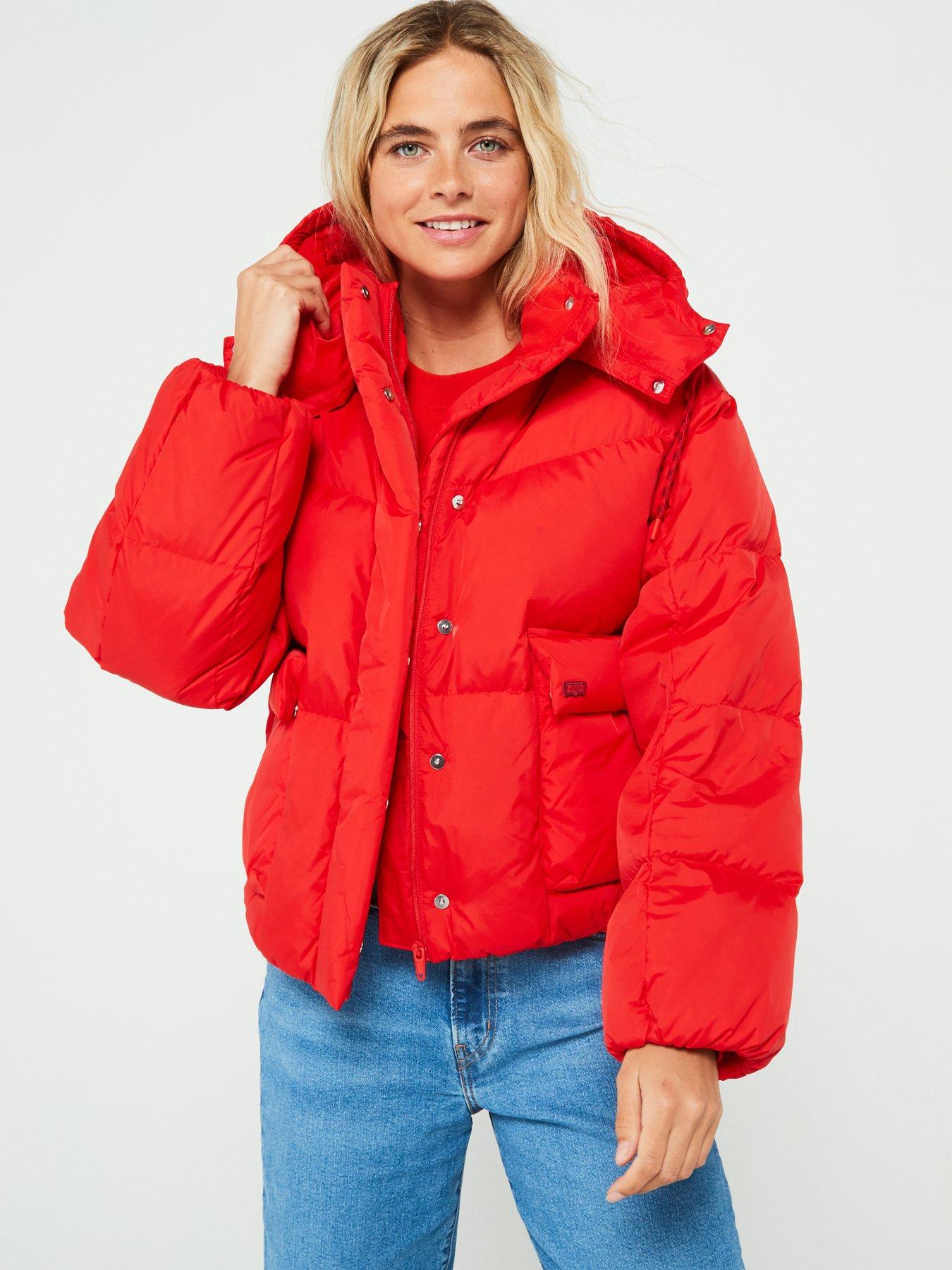 undefined Western Bubble Jacket - Flame Scarlet