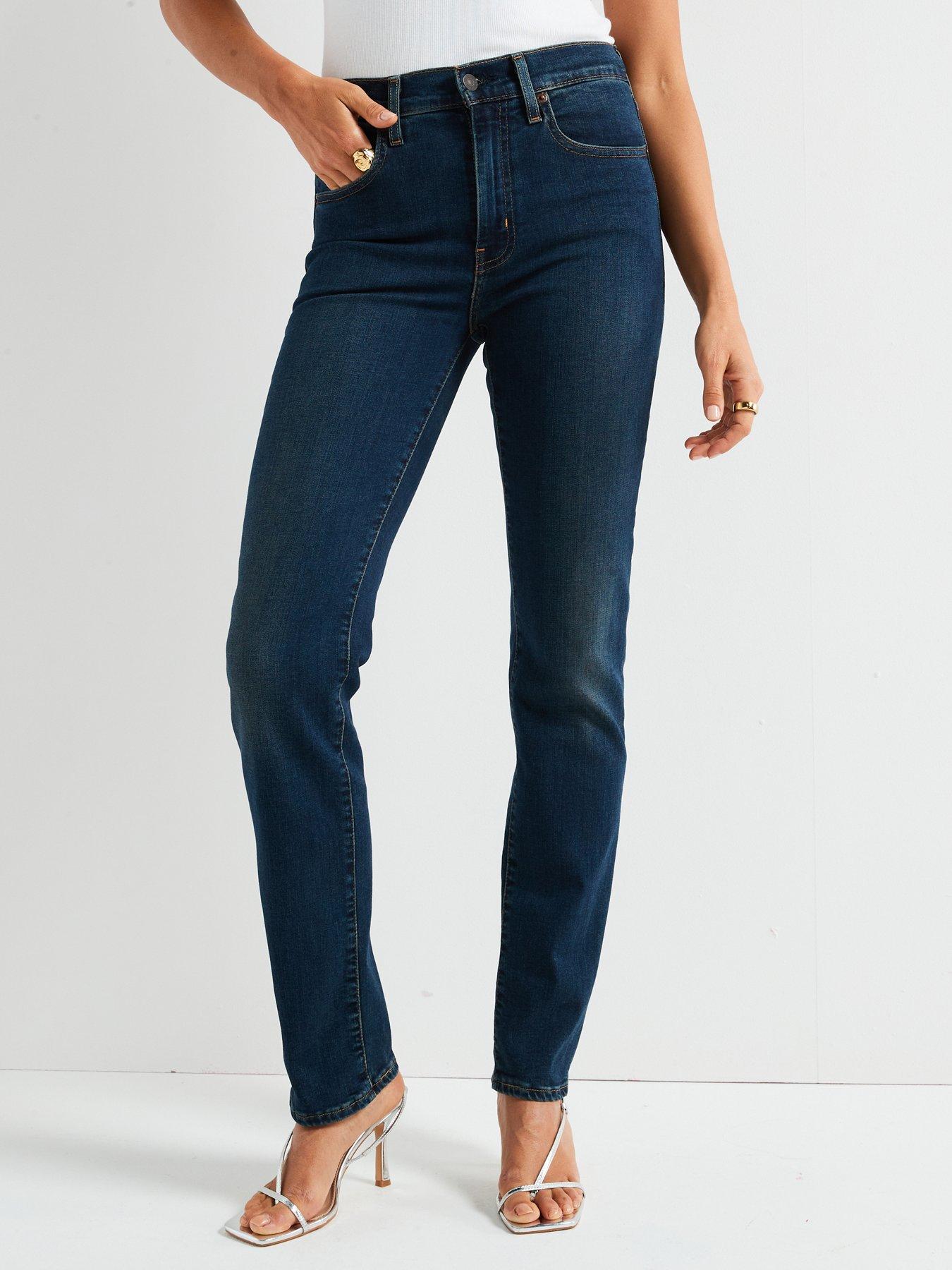 Levi's 724 High-rise Slim Straight Jeans - Blue Swell