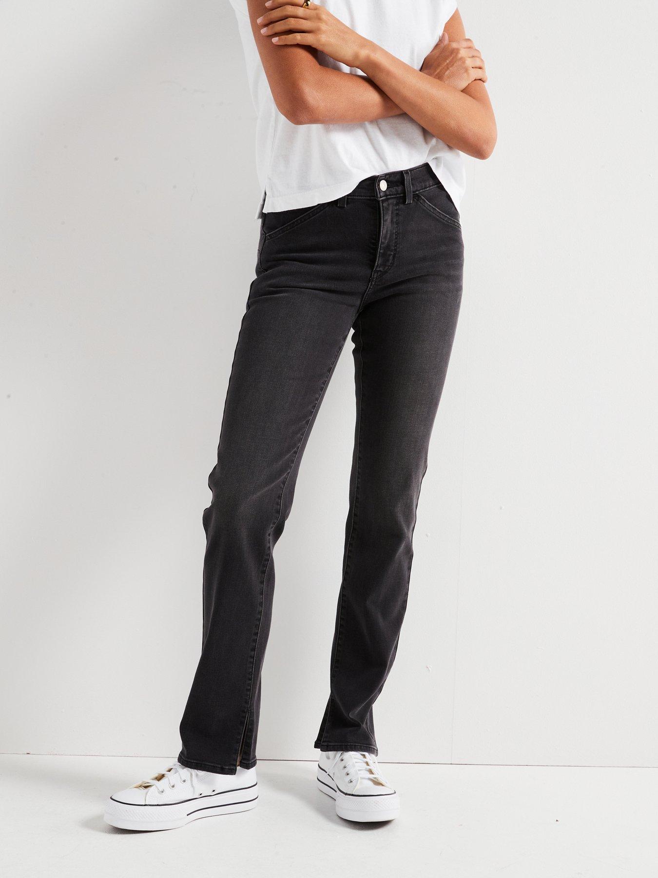 Image 1 of 6 of Levi's 314 Shaping Straight Leg Jean - Lava Rock - Black
