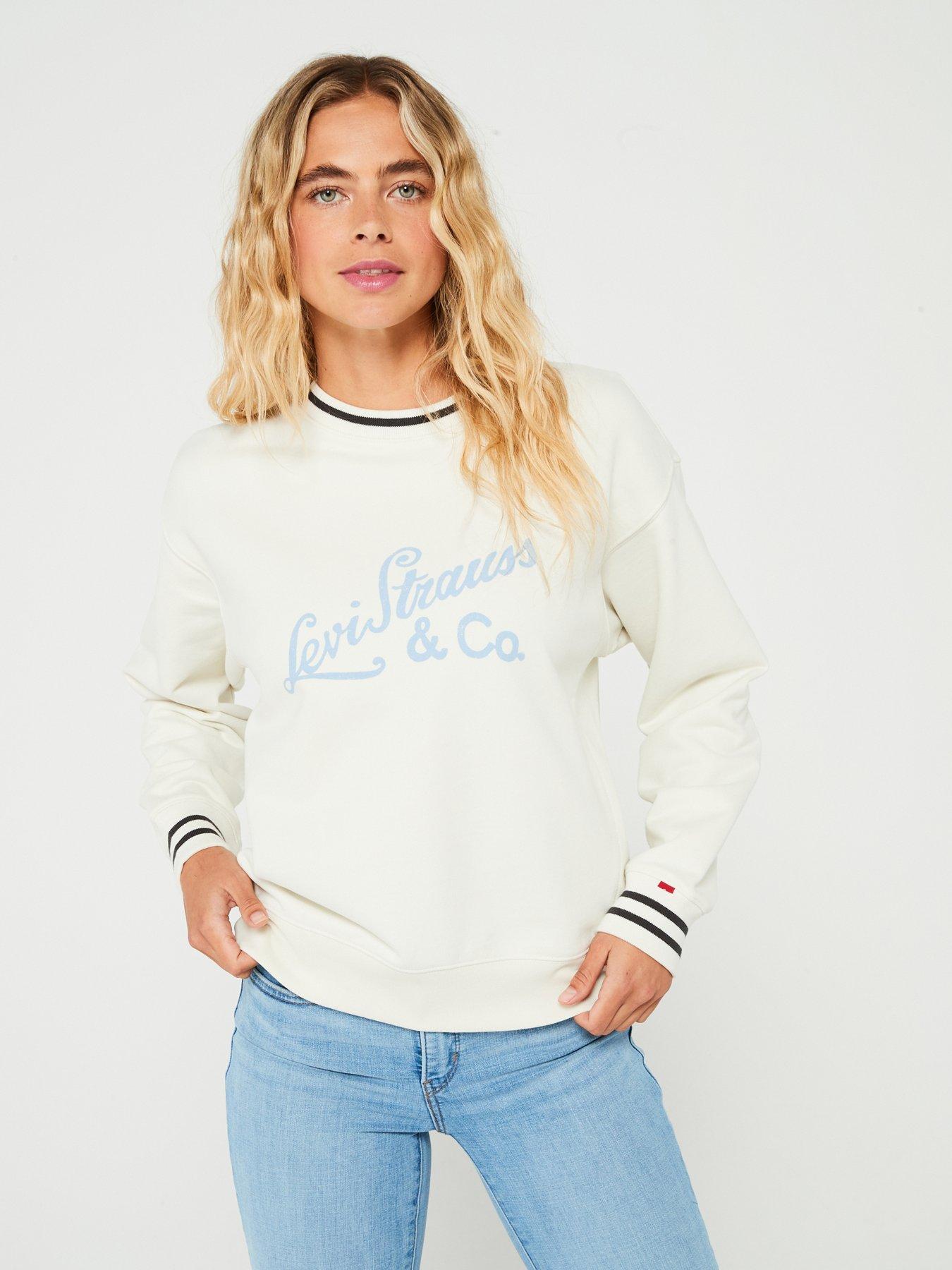 undefined Heritage Sweatshirt - Archival Script Crew Egret - Beige