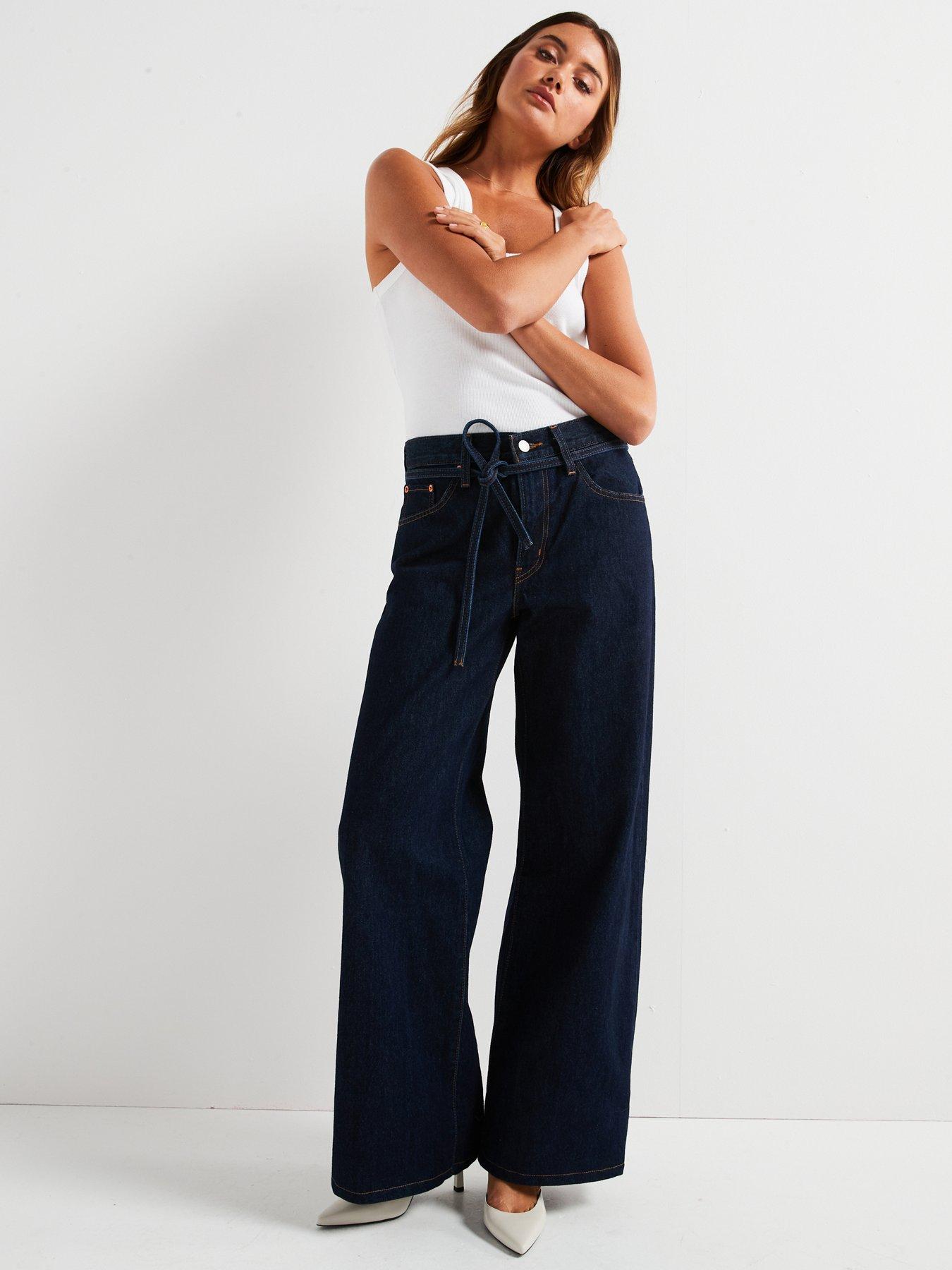 Image 1 of 6 of Levi's Xl Straight Jeans - Dream Nice Dreams&nbsp;- Blue