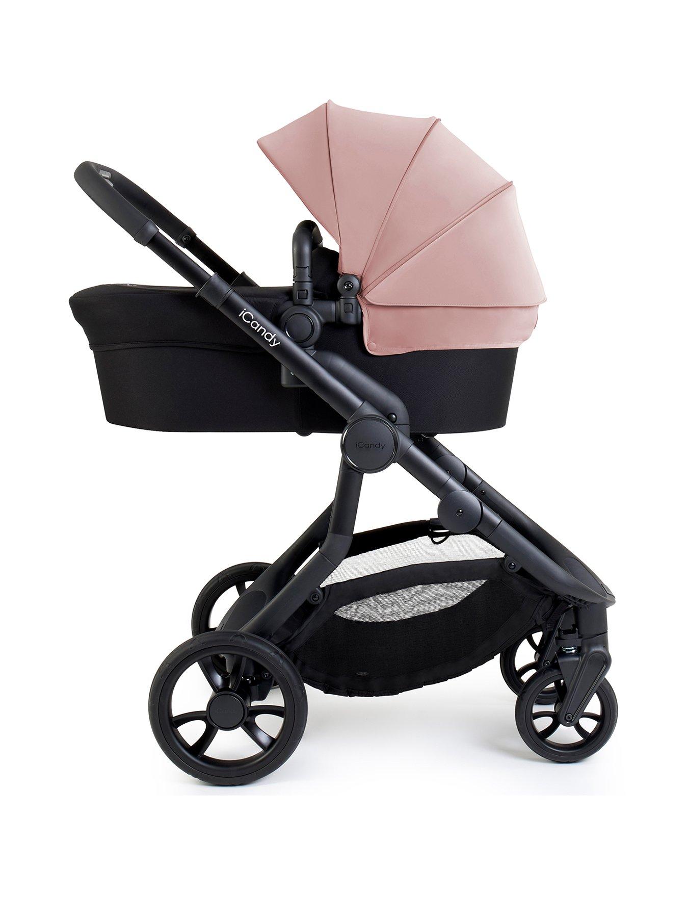  image of icandy-orange-4-pushchair-bundle-roseblack