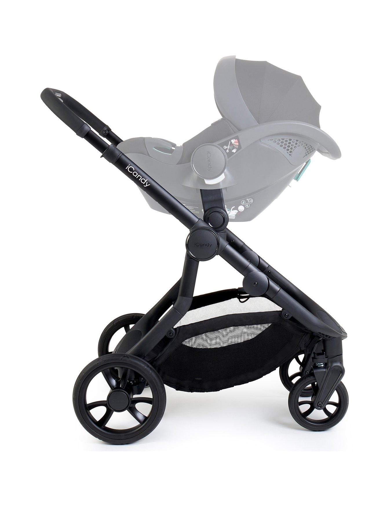  image of icandy-orange-4-pushchair-bundle-roseblack