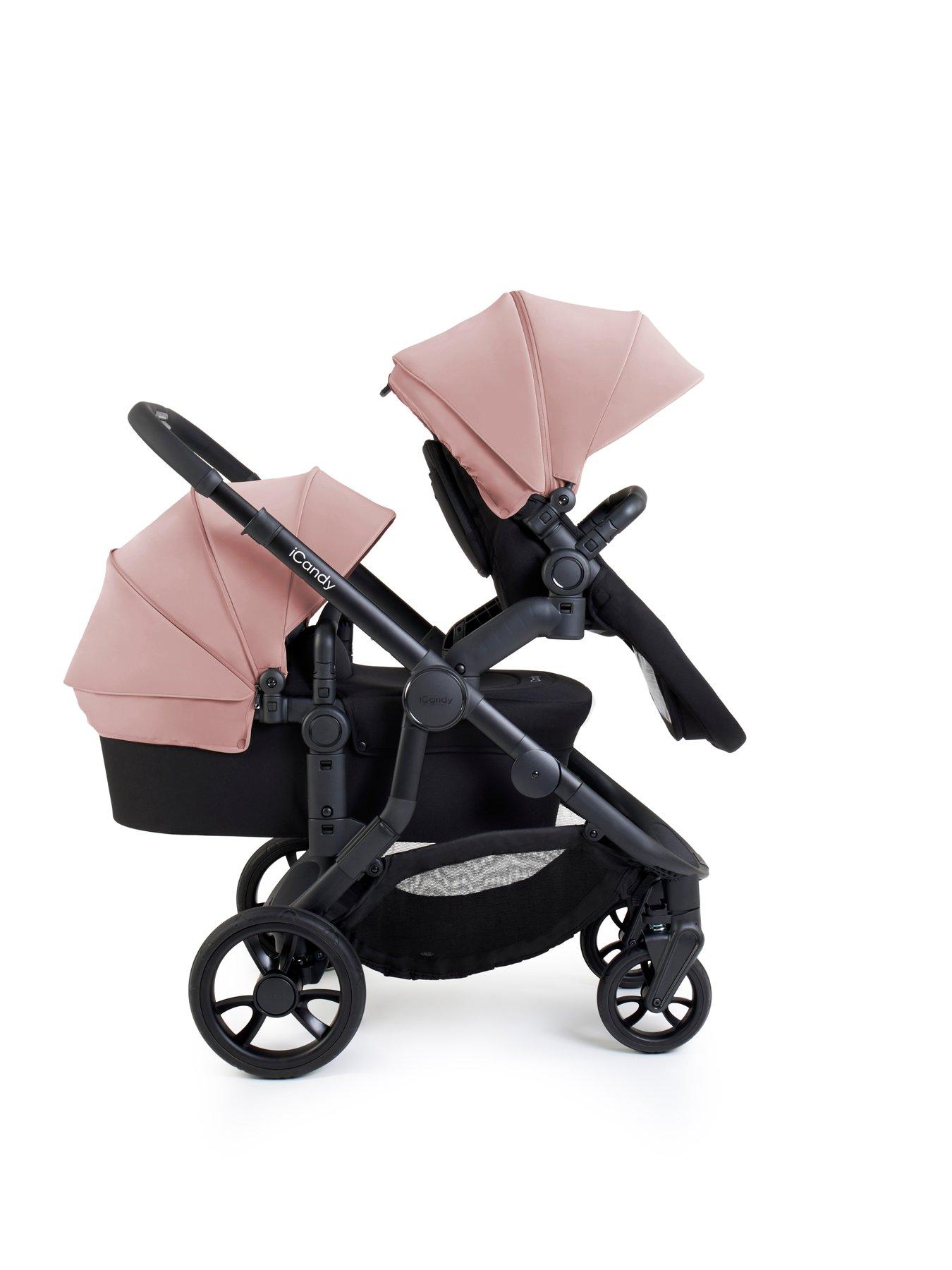  image of icandy-orange-4-pushchair-bundle-roseblack