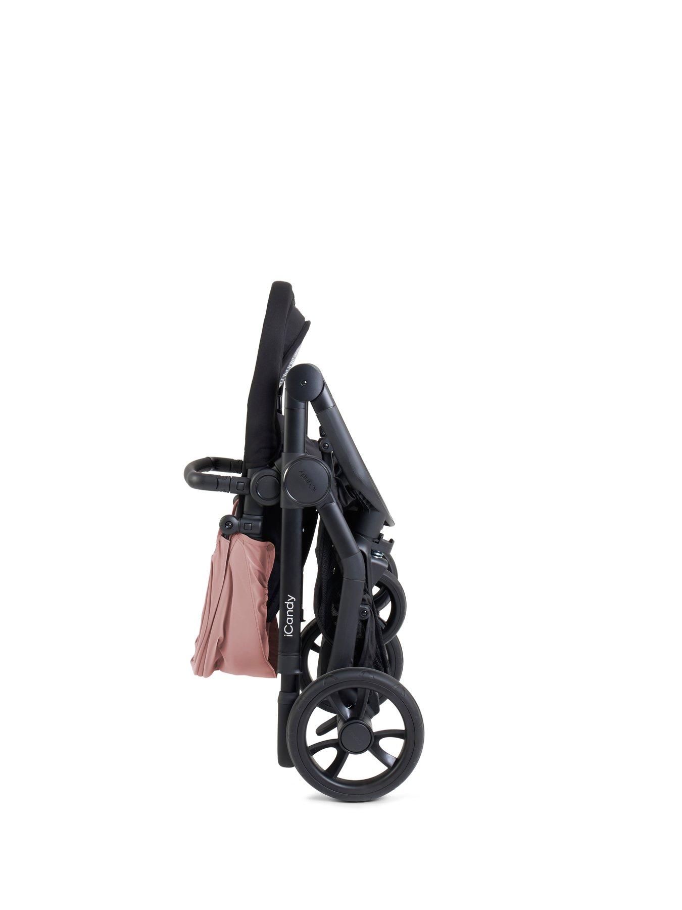  image of icandy-orange-4-pushchair-bundle-roseblack