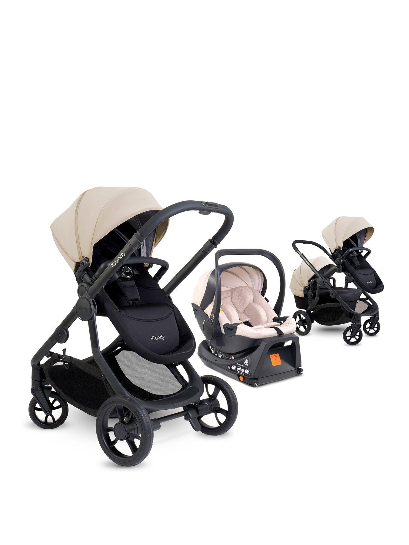 undefined Orange 4 Travel System - Latte/Black
