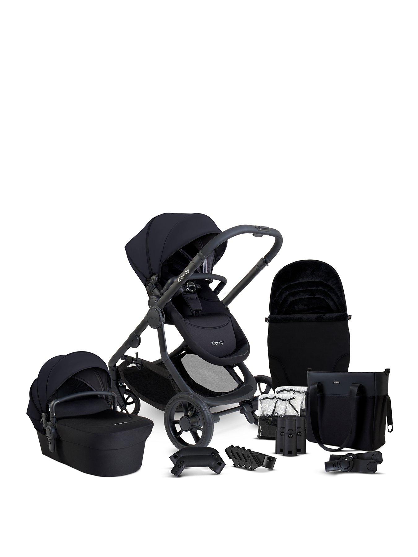 icandy-orange-4-pushchair-bundle-black-edition