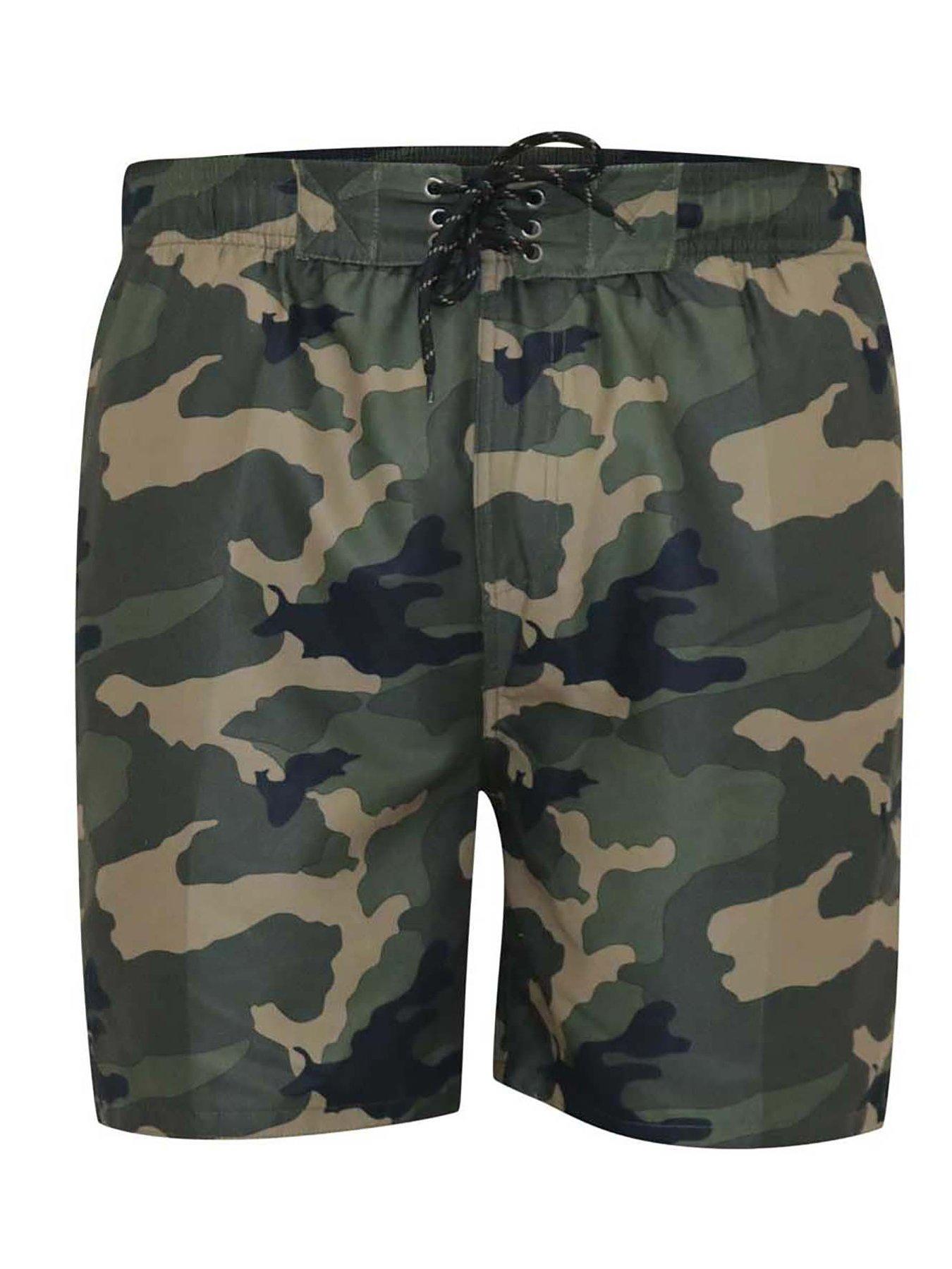 Image 3 of 4 of D555 Kody Camo Printed Swim Shorts - Camo