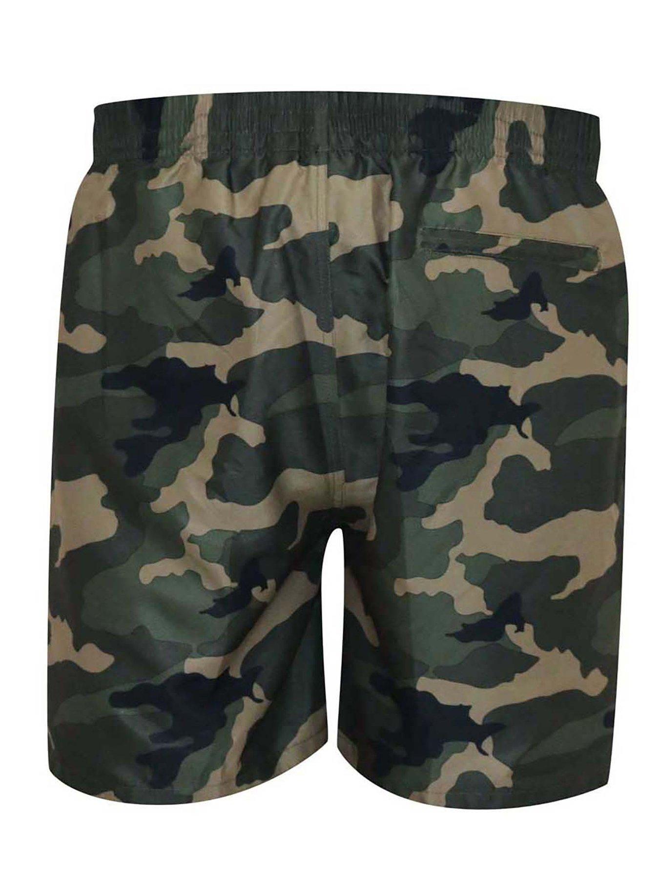 Image 4 of 4 of D555 Kody Camo Printed Swim Shorts - Camo