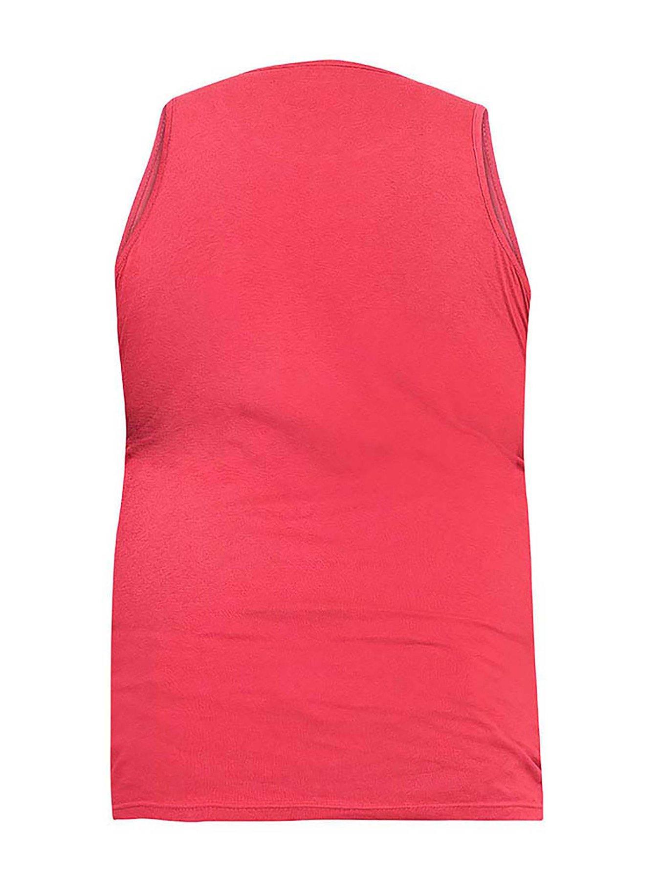 Image 4 of 4 of D555 Fabio Muscle Vest - Red