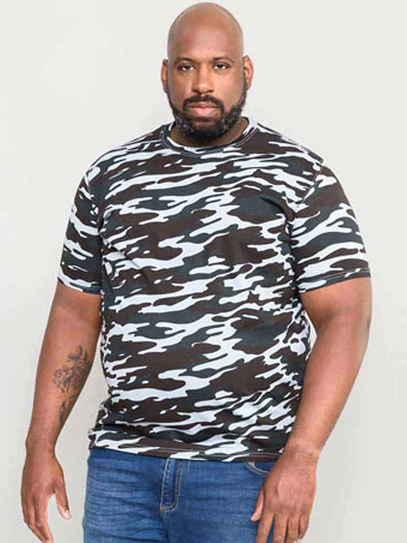 undefined Gaston Camouflage Print T-shirt - Storm