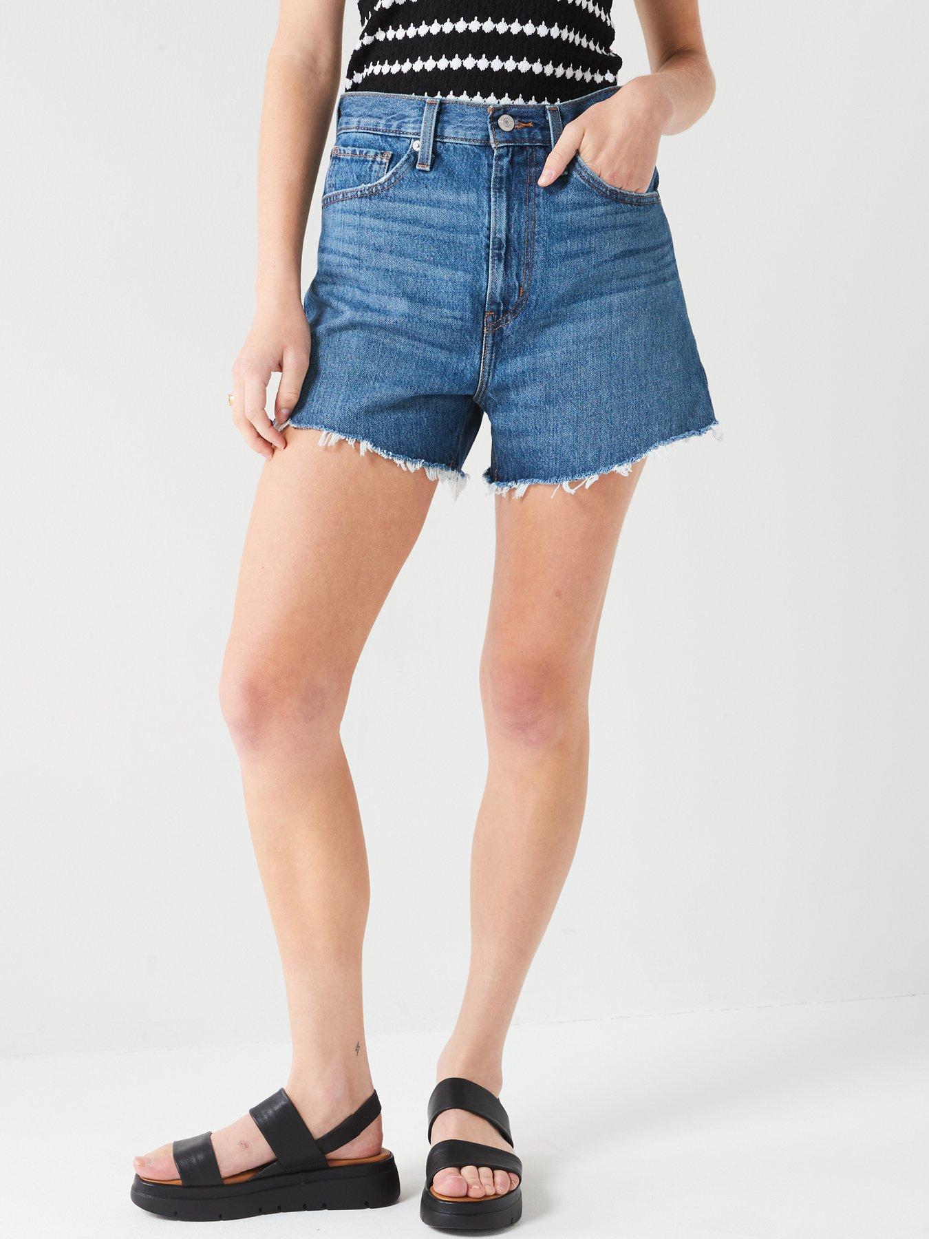 Levi's High-waisted Mom Shorts - Call It A Good Day - Blue