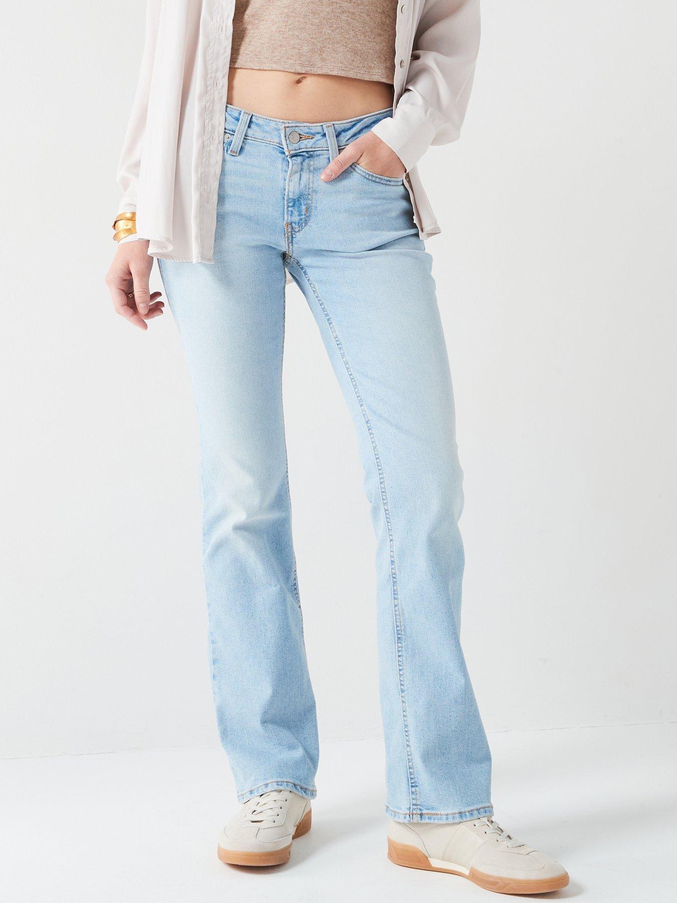 Levi's Superlow Bootcut Jeans - All Alone - Blue