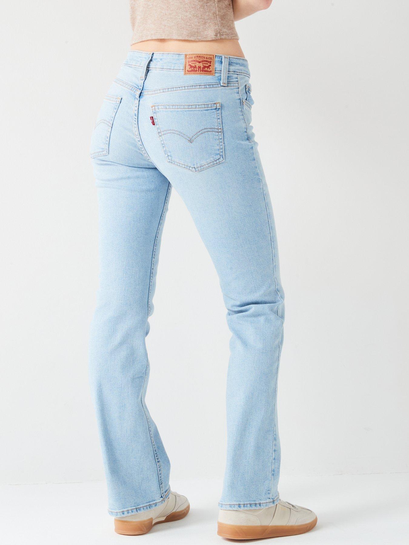 Image 2 of 6 of Levi's Superlow Bootcut Jeans - All Alone - Blue