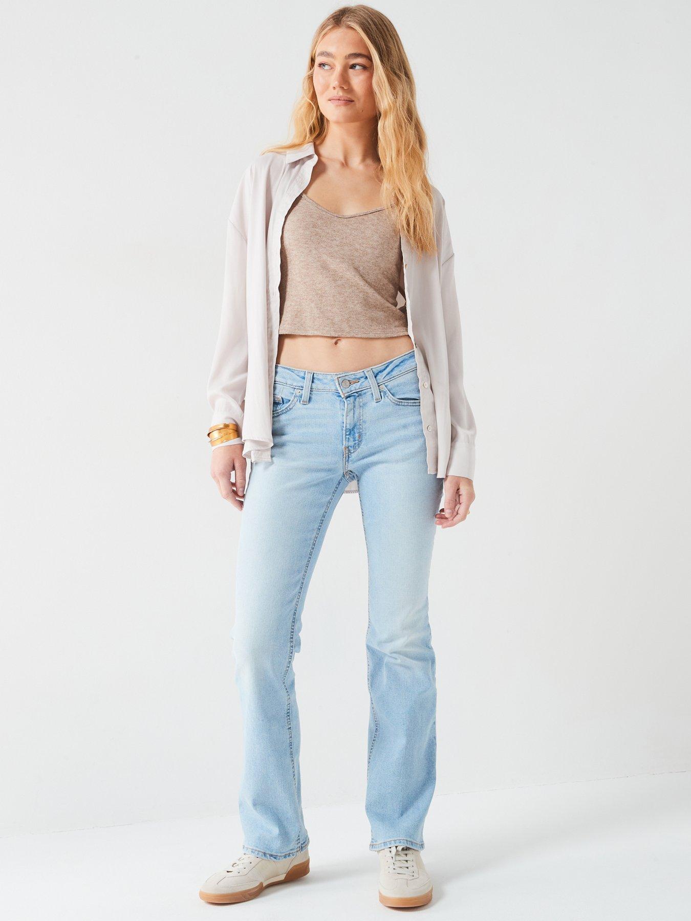 Image 3 of 6 of Levi's Superlow Bootcut Jeans - All Alone - Blue